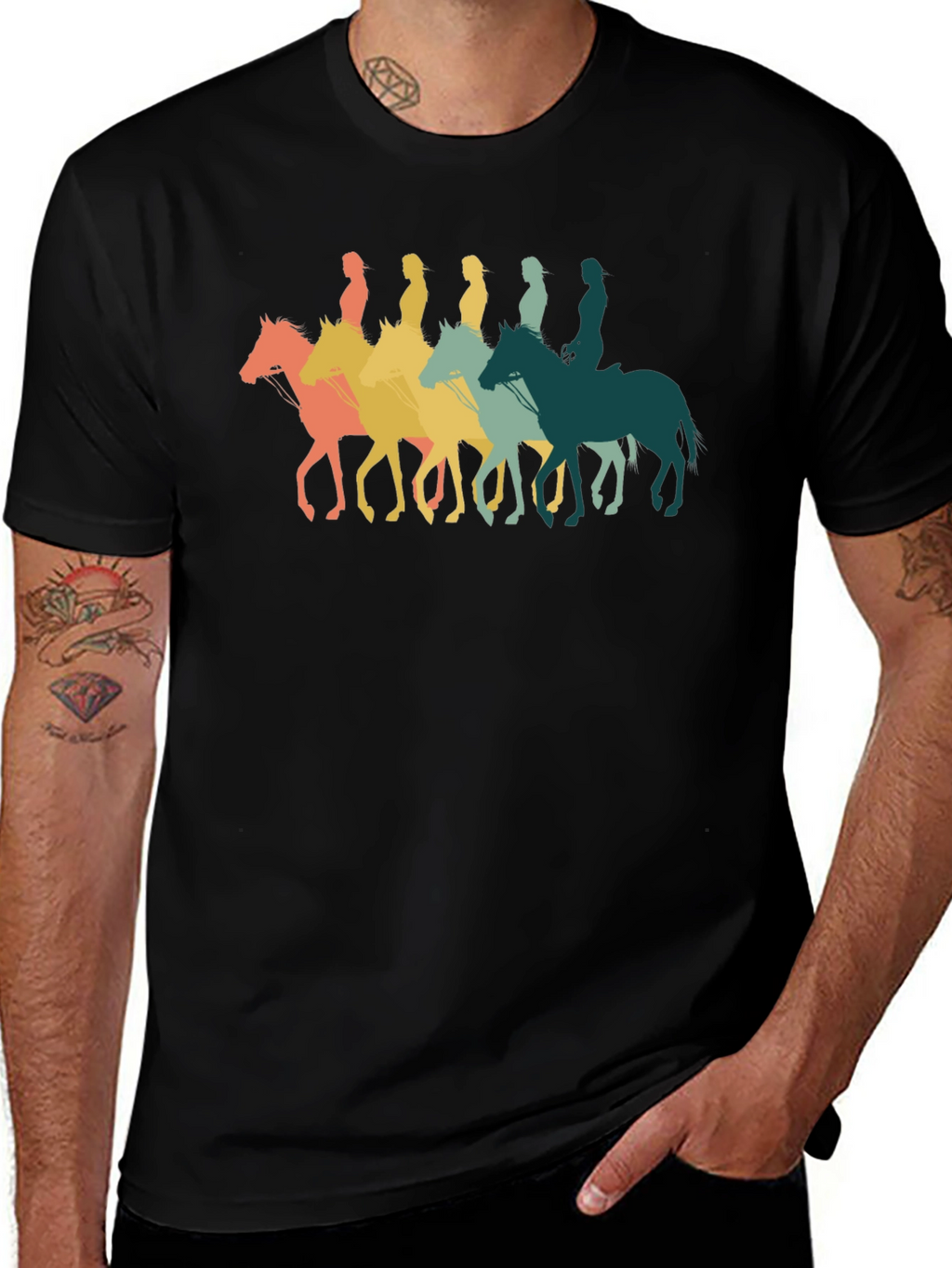 Retro Horse Rider T-Shirt