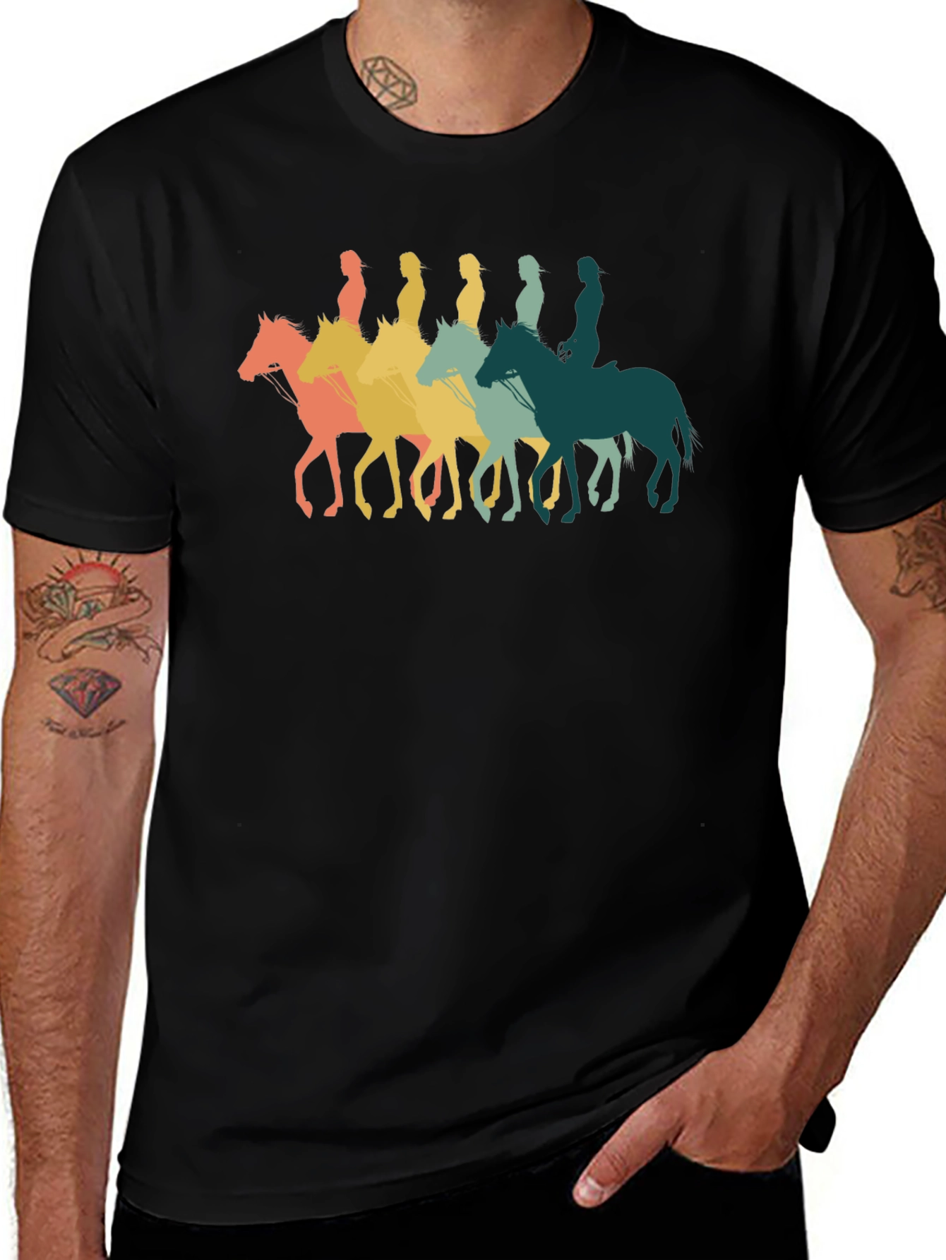 Retro Horse Rider T-Shirt