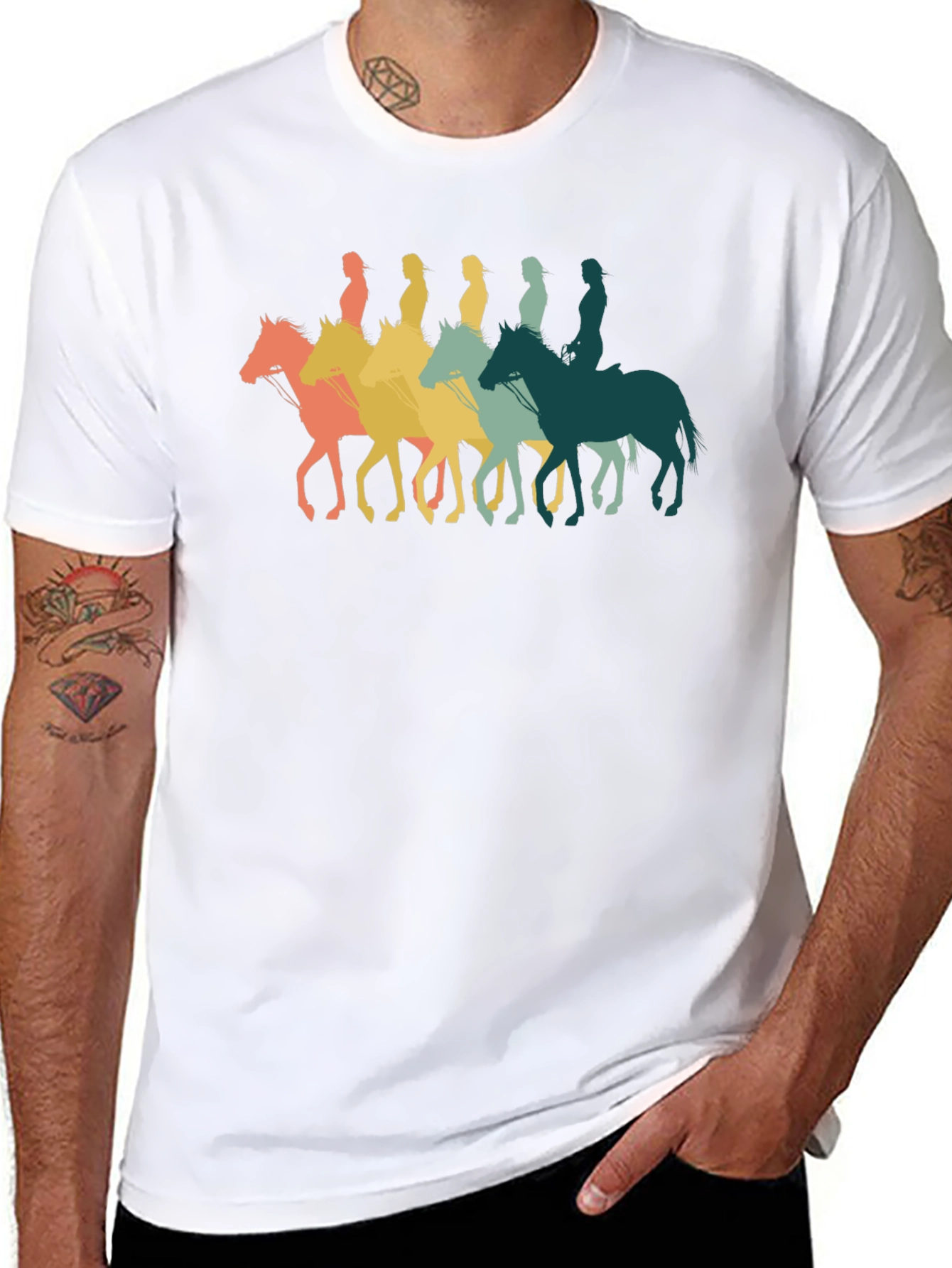 Retro Horse Rider T-Shirt