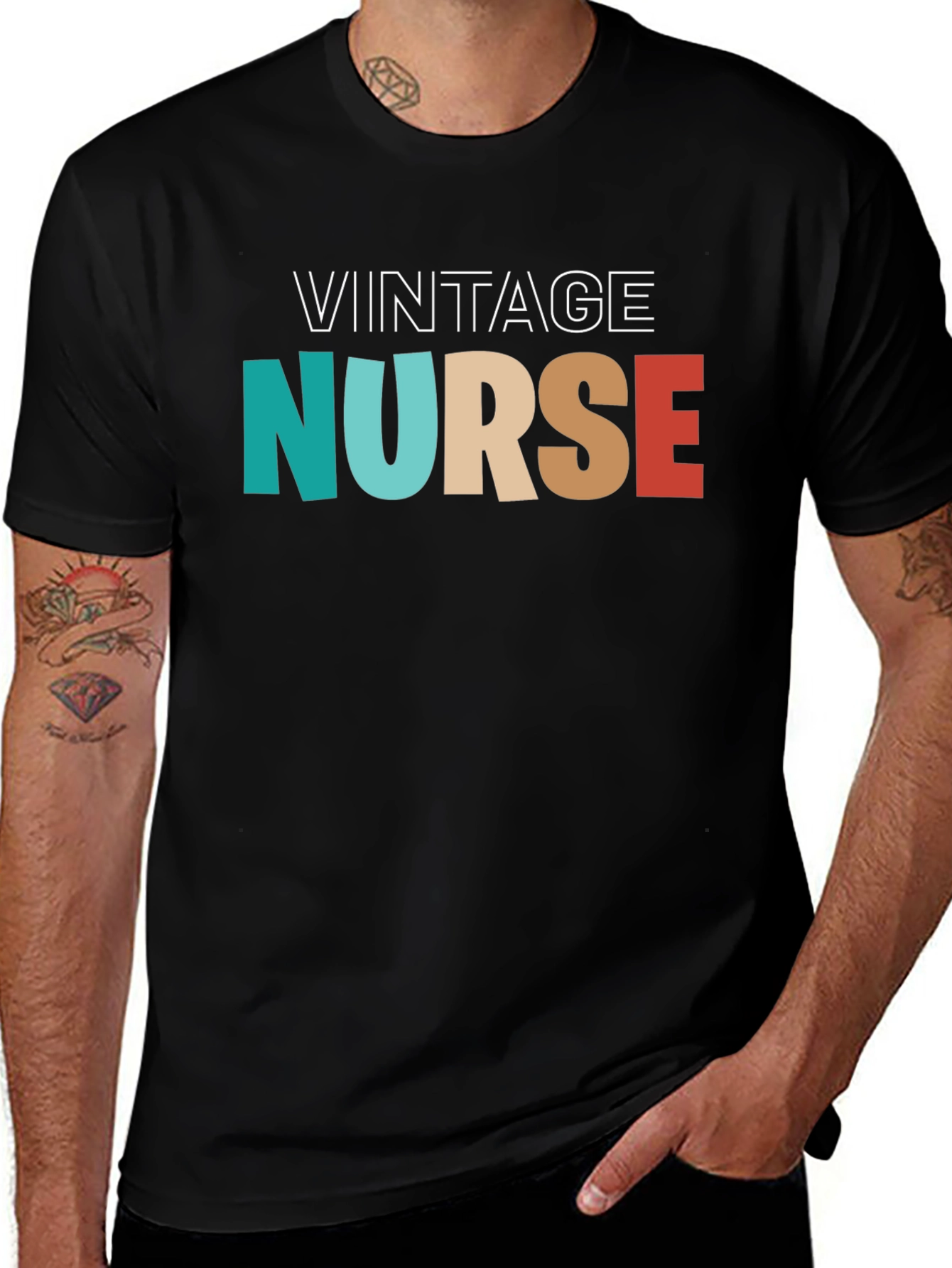 Vintage Nurse T-Shirt - Retro Style Medical Apparel