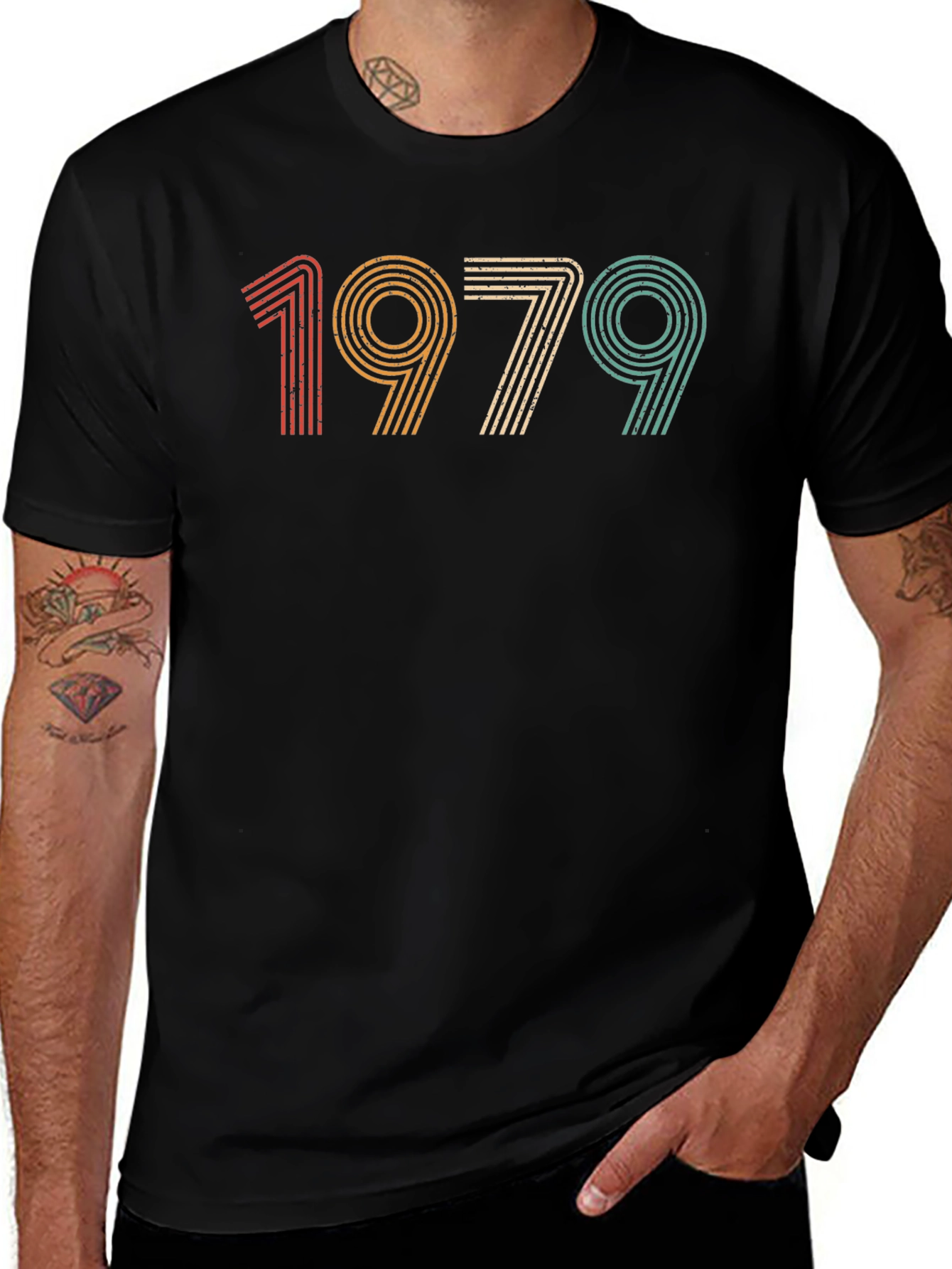Retro 1979 Graphic Tee - Vintage Birthday Gift