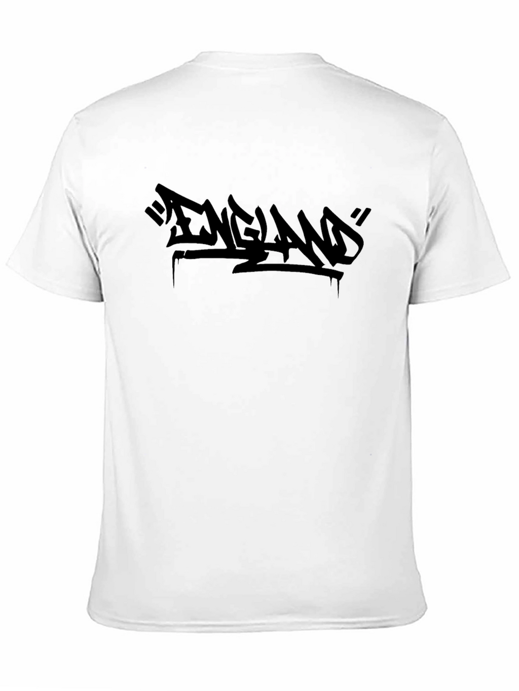 England Graffiti Style T-Shirt - Cool Urban Fashion