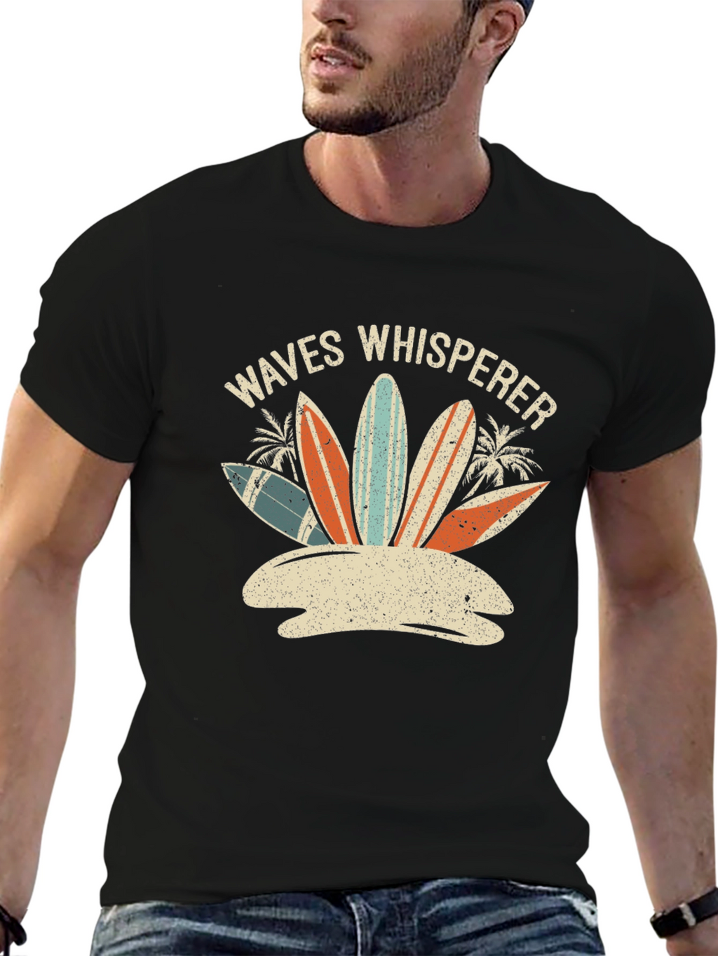 Waves Whisperer Graphic T-Shirt - Surf Style