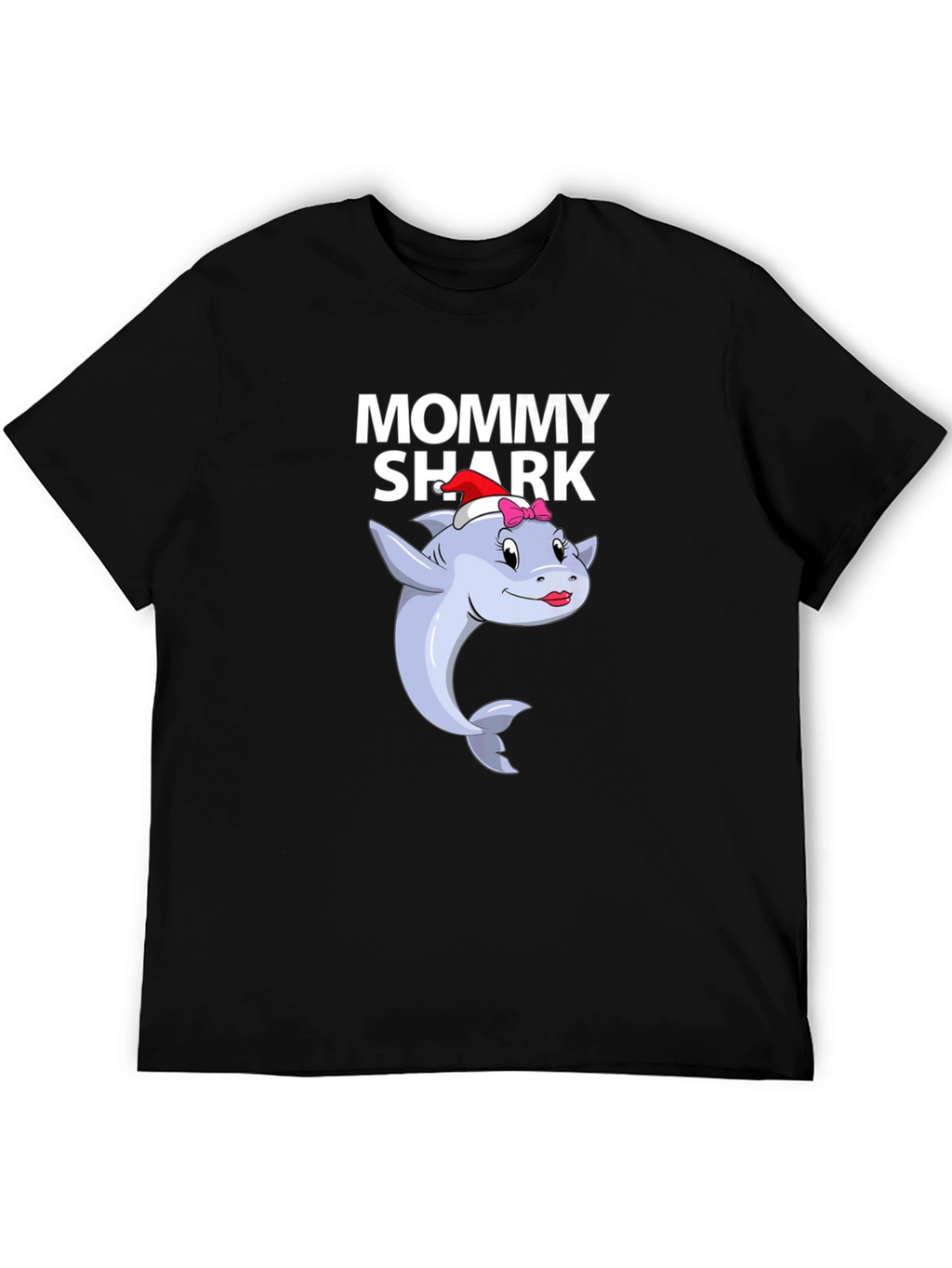 Mommy Shark Graphic Tee - Black