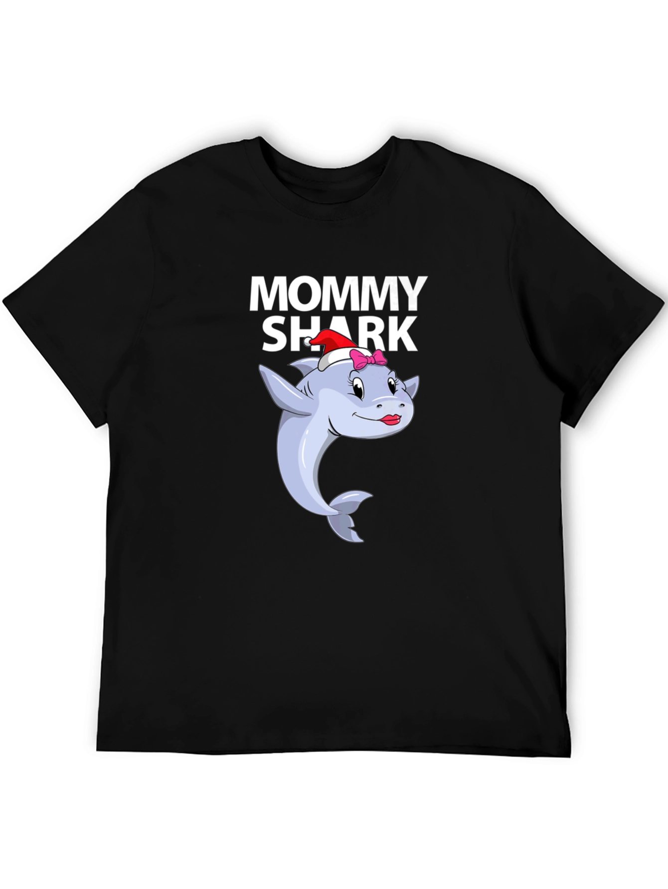 Mommy Shark Graphic Tee - Black