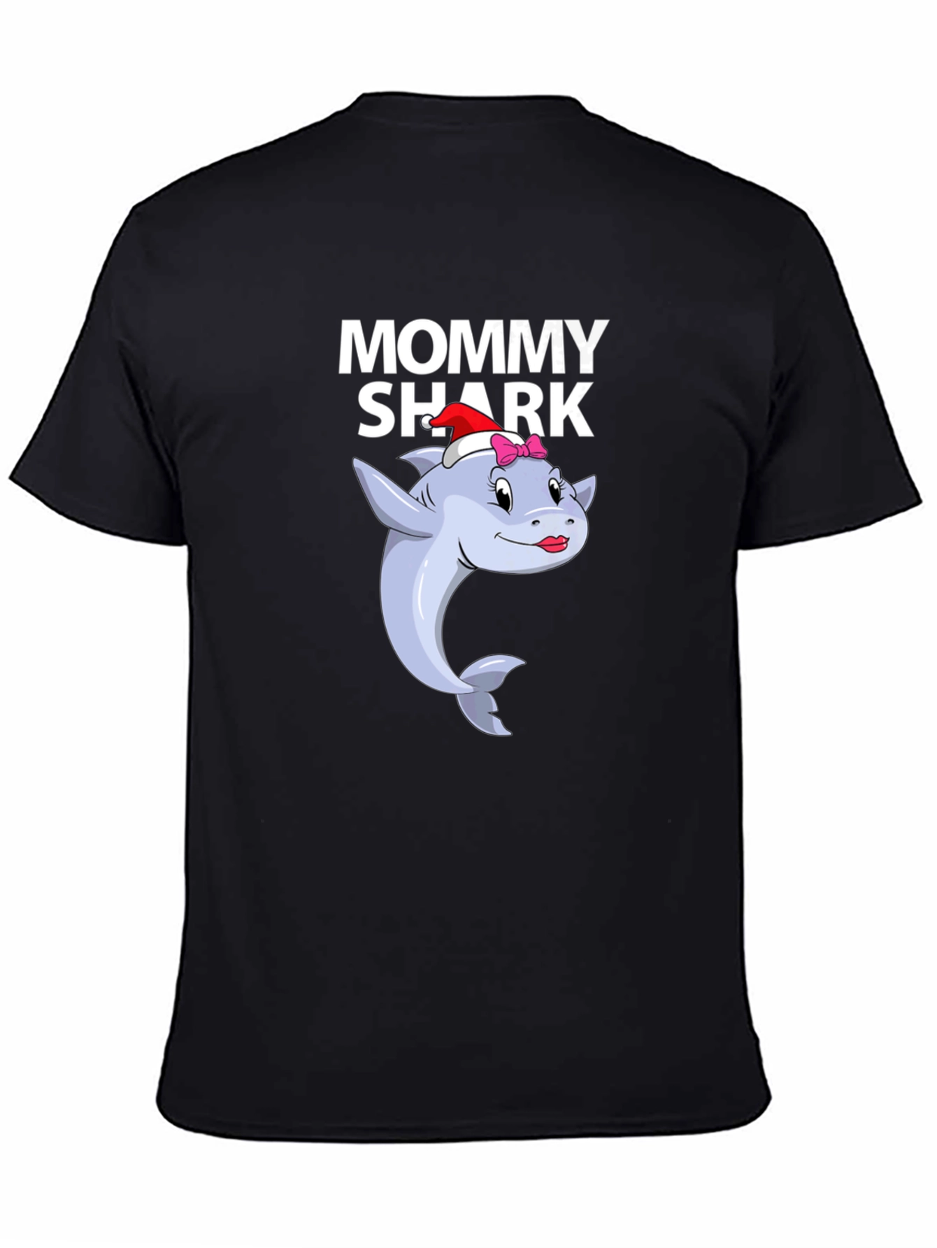 Mommy Shark Graphic Tee - Black
