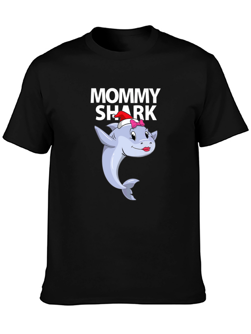 Mommy Shark Graphic Tee - Black