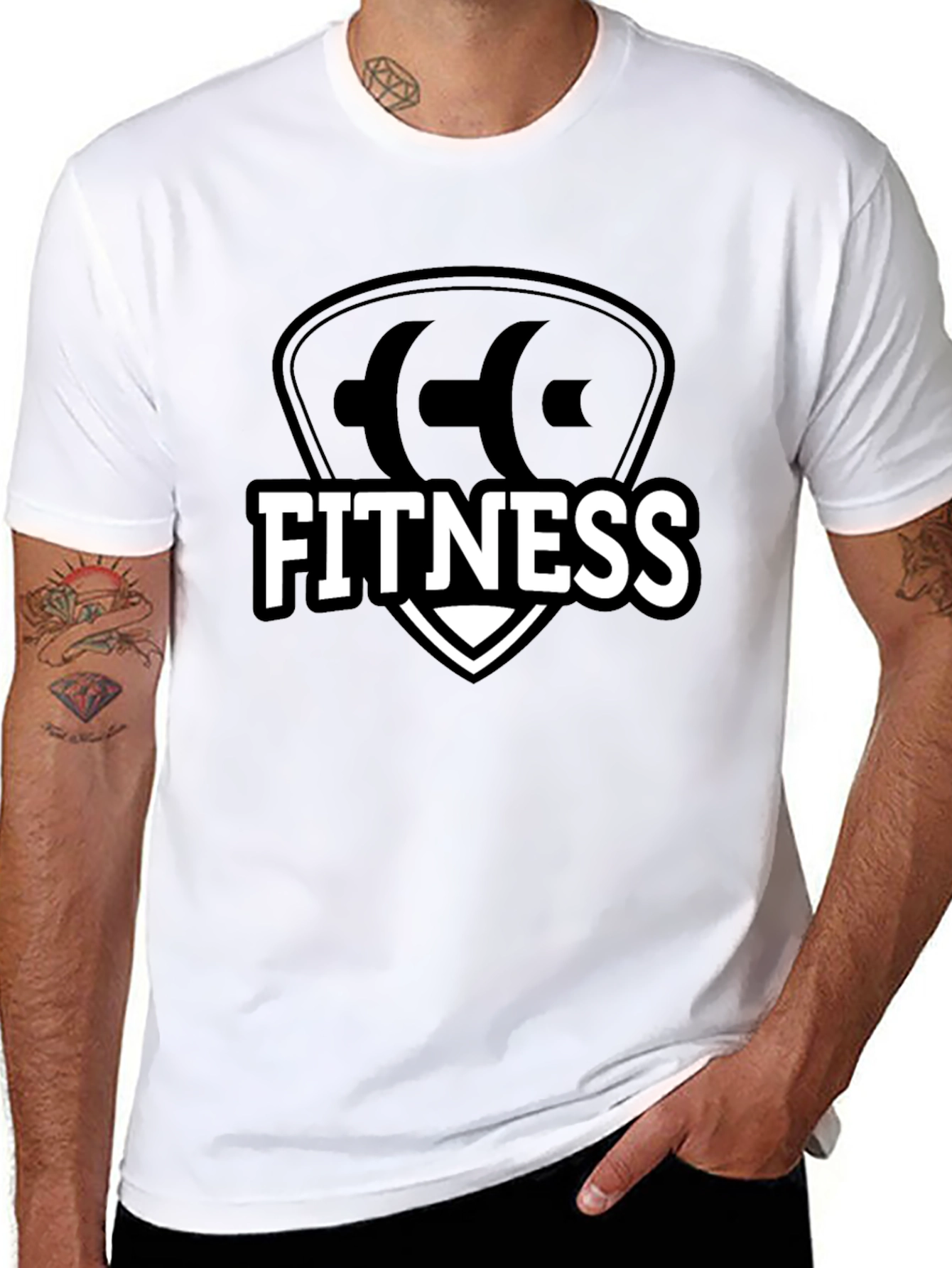 Fitness Black T-Shirt