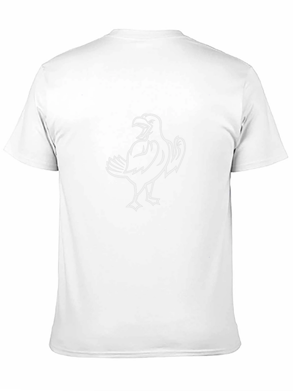 Cool Raven Graphic Tee - Black Cotton Shirt