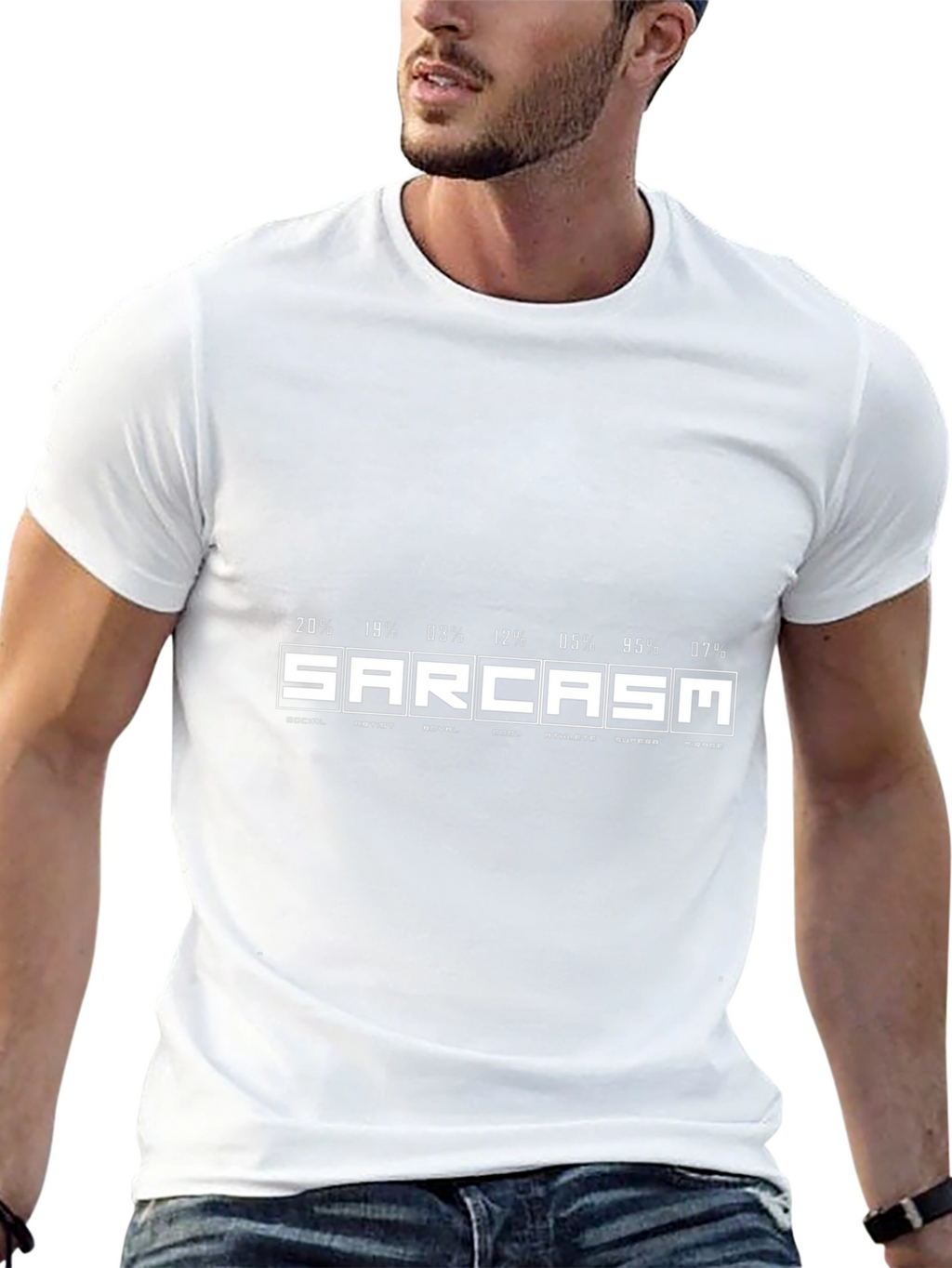 Sarcasm Meter Funny Graphic T-Shirt