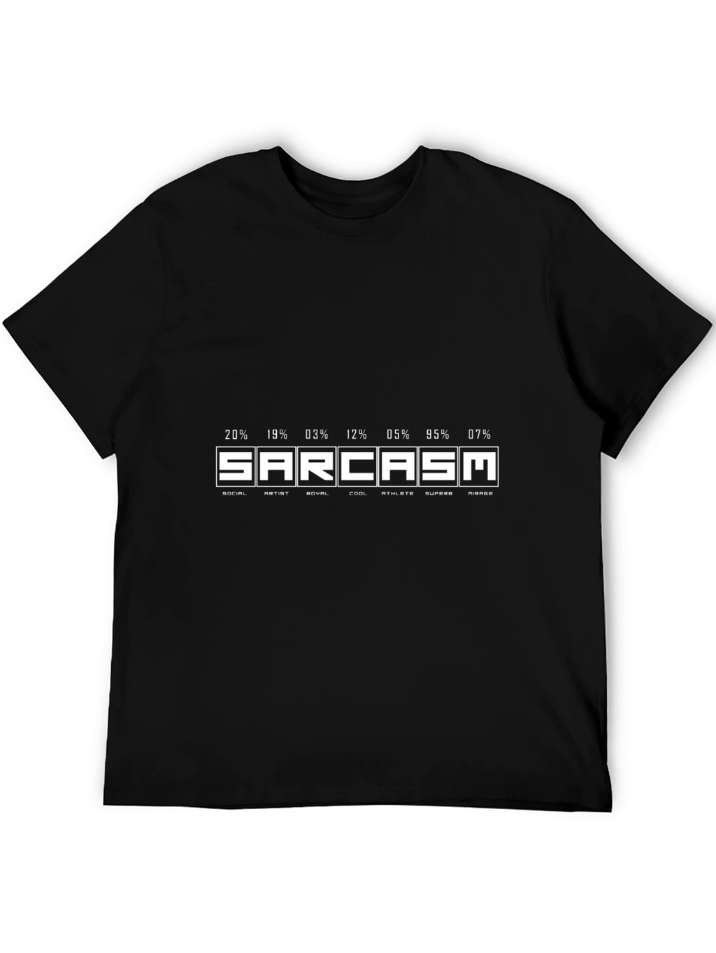 Sarcasm Meter Funny Graphic T-Shirt