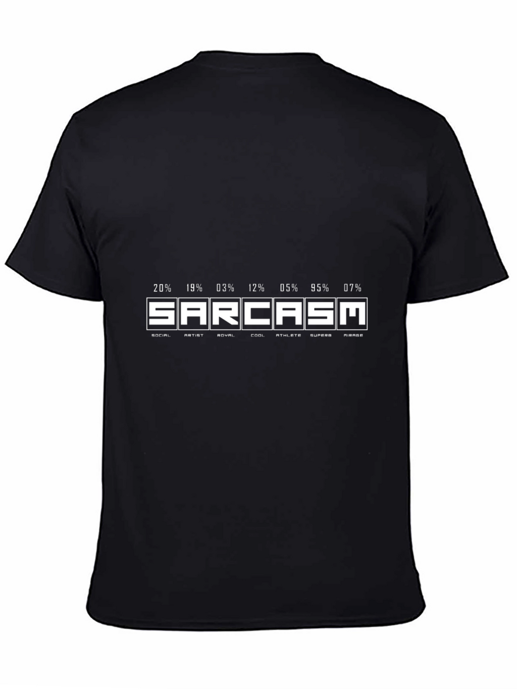 Sarcasm Meter Funny Graphic T-Shirt