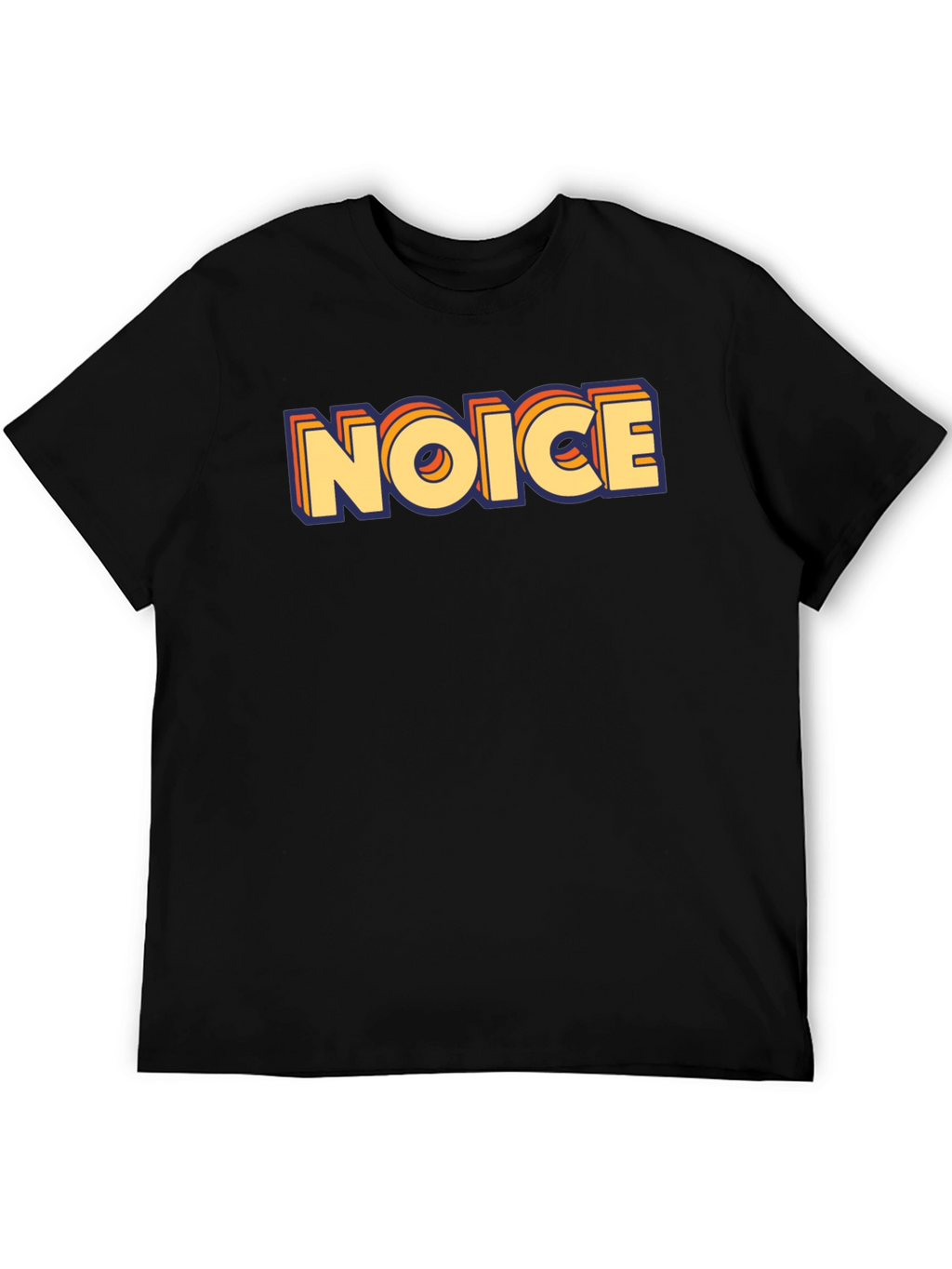 Retro Noice Graphic Tee - Classic Crew Neck