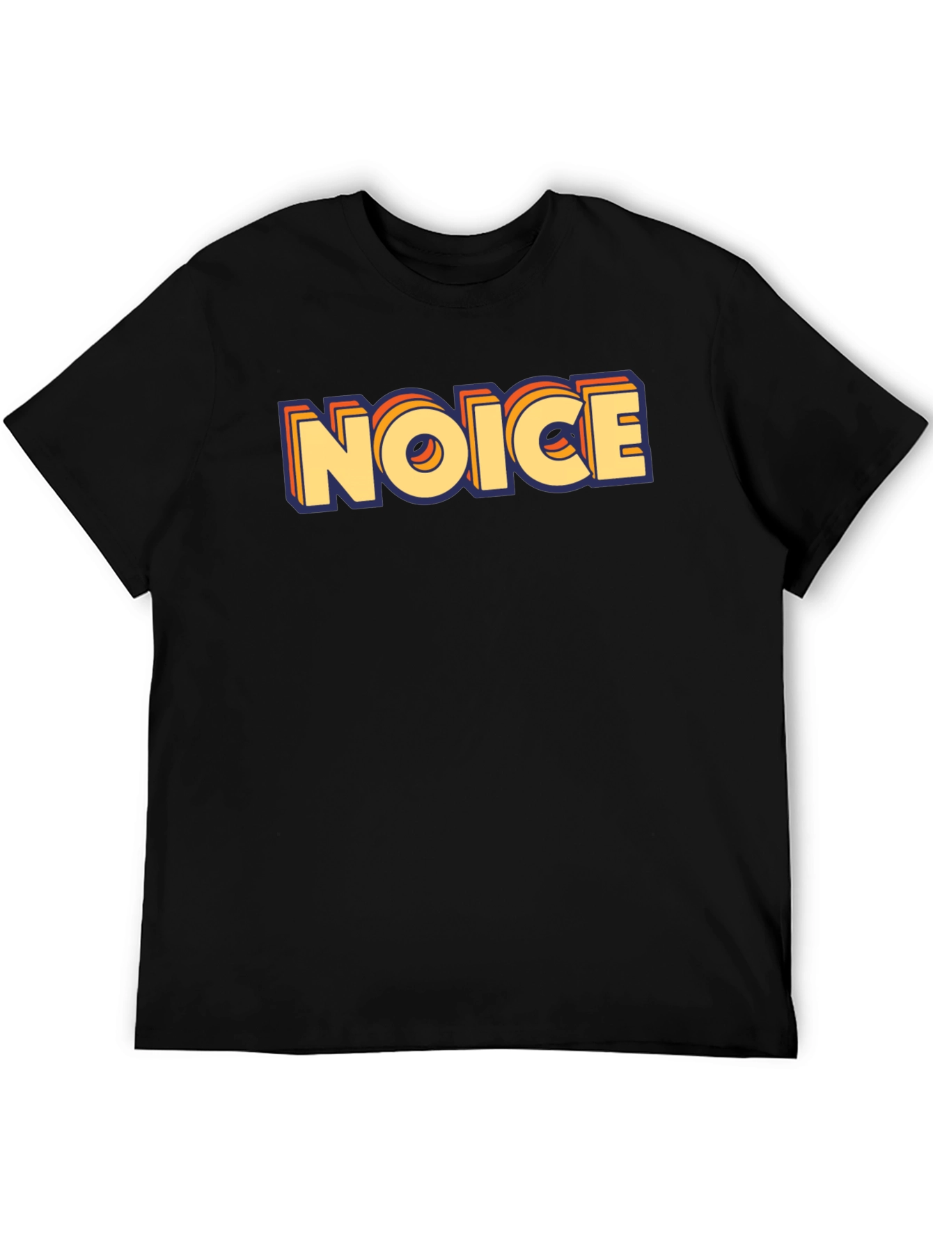 Retro Noice Graphic Tee - Classic Crew Neck