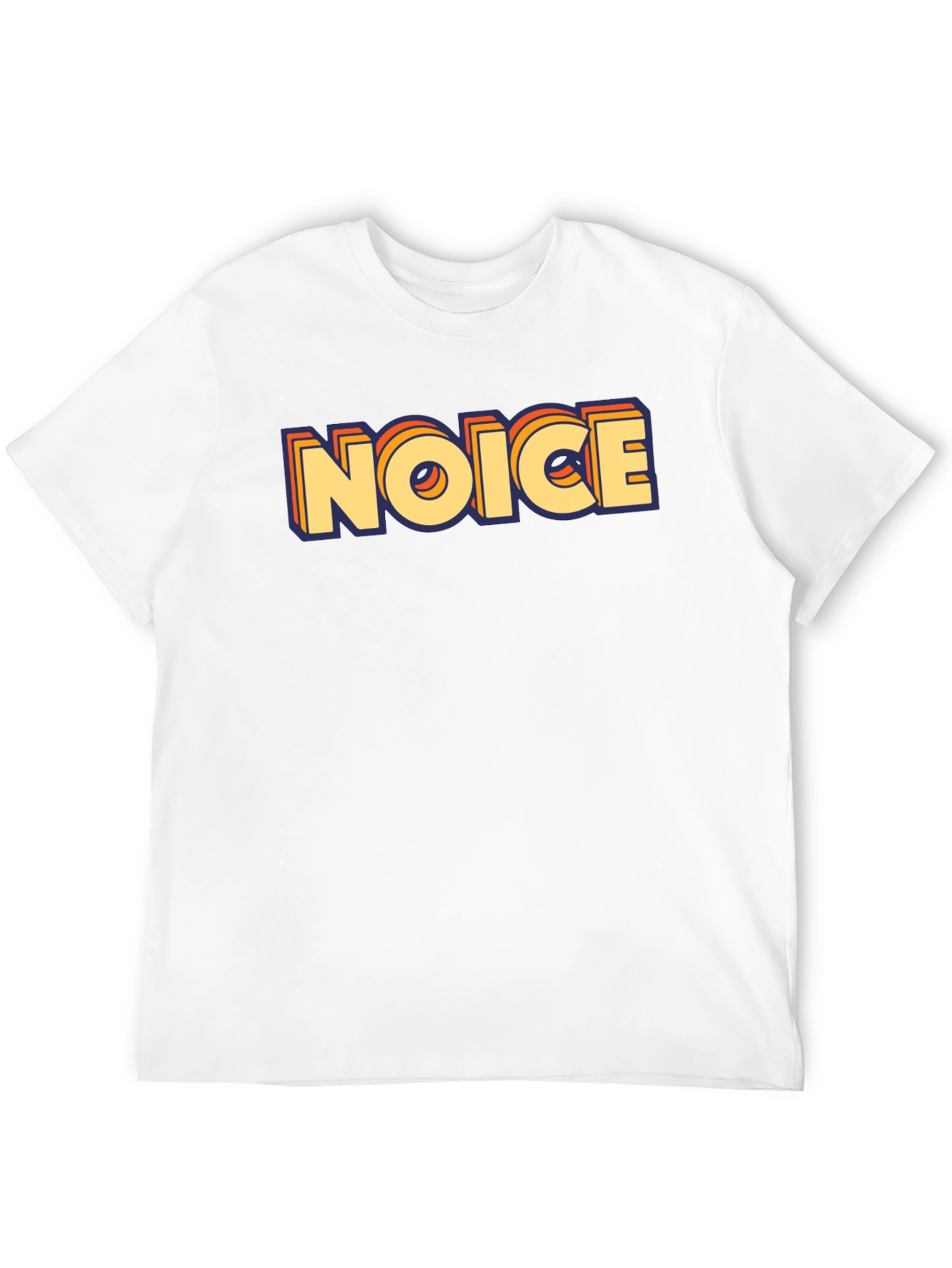 Retro Noice Graphic Tee - Classic Crew Neck