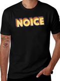 Retro Noice Graphic Tee - Classic Crew Neck
