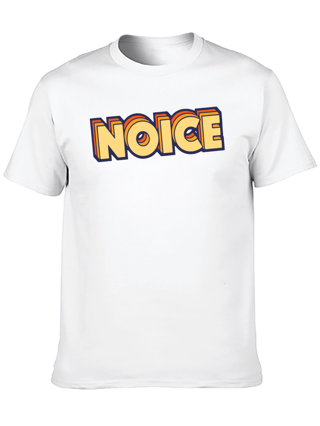Retro Noice Graphic Tee - Classic Crew Neck