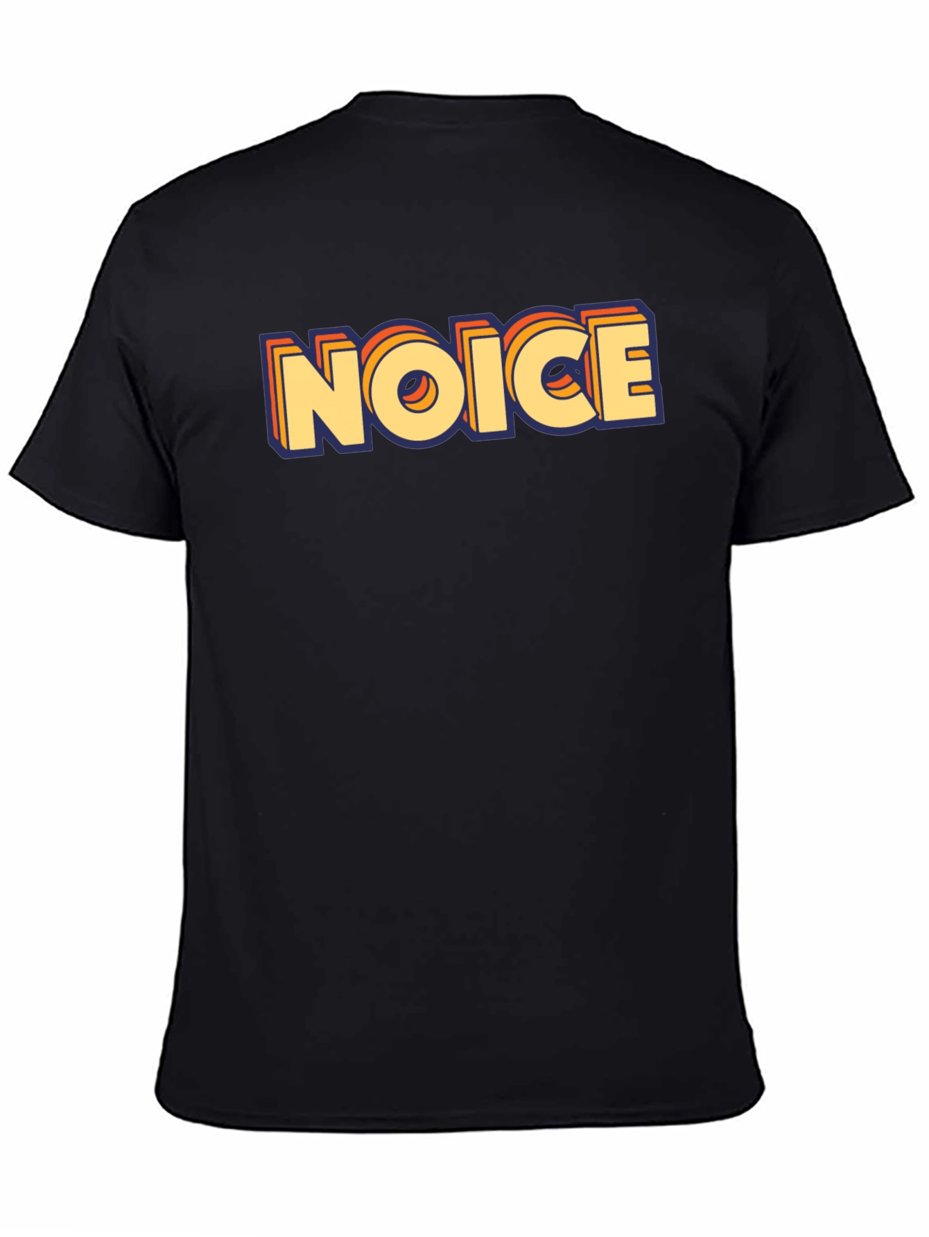 Retro Noice Graphic Tee - Classic Crew Neck
