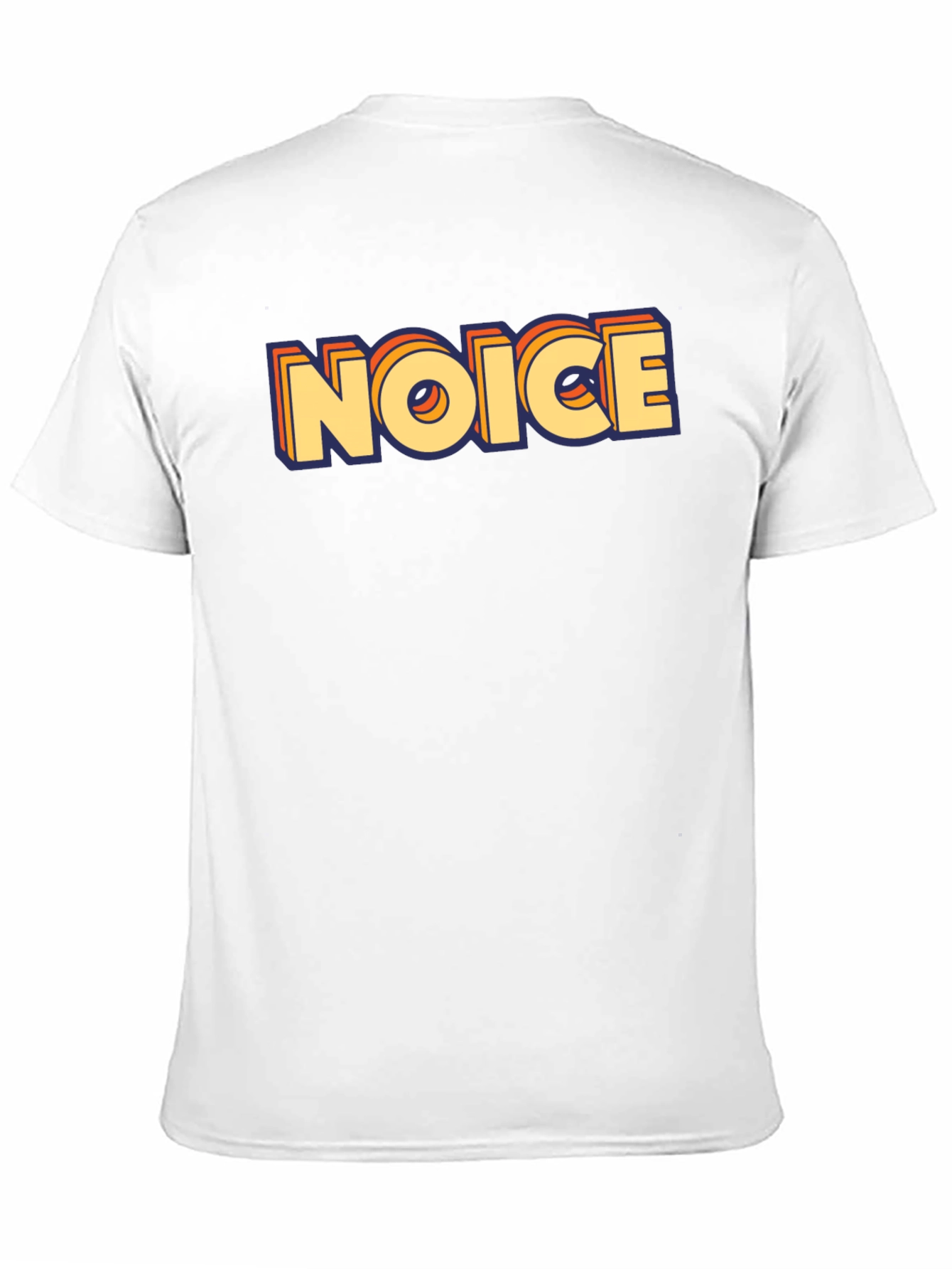 Retro Noice Graphic Tee - Classic Crew Neck