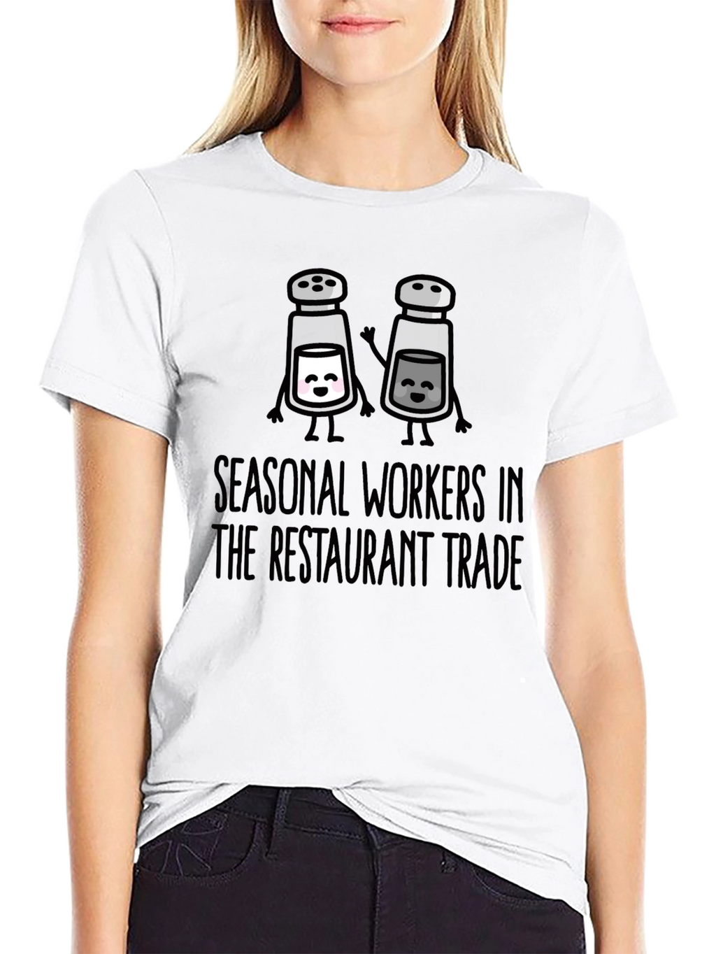 Seasonal Restaurant Workers T-Shirt - Salt & Pepper