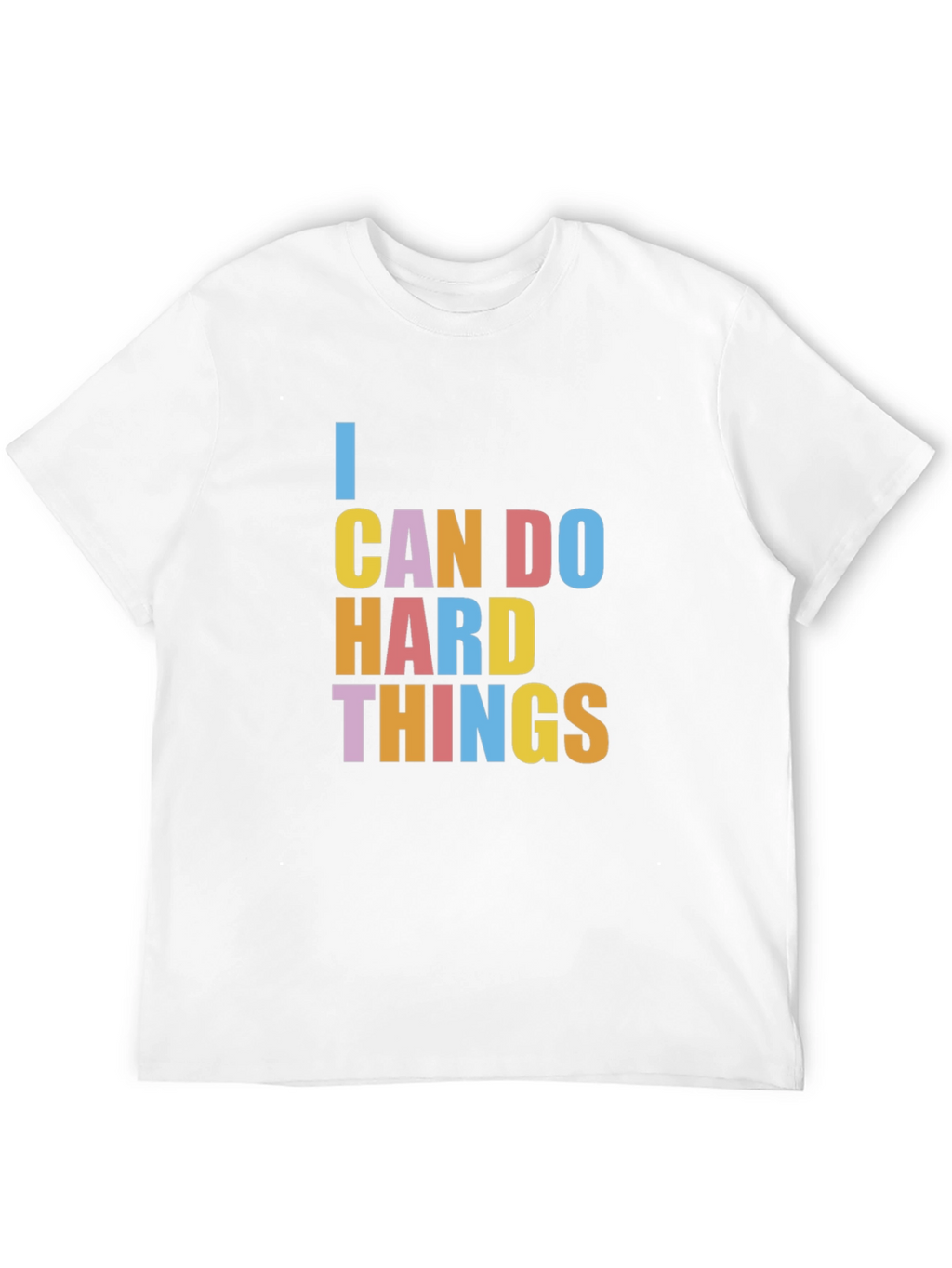 I Can Do Hard Things Graphic Tee - Black