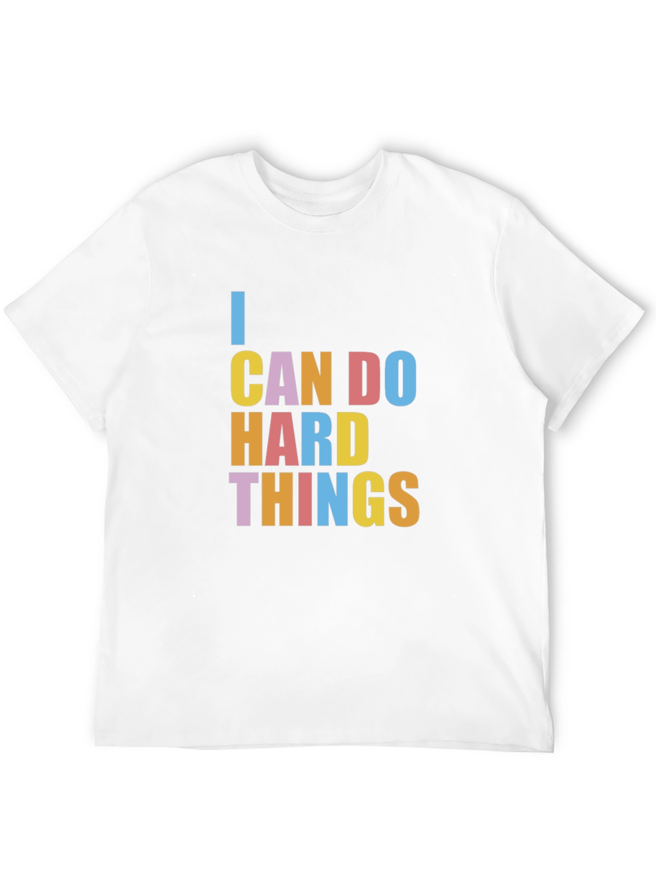 I Can Do Hard Things Graphic Tee - Black