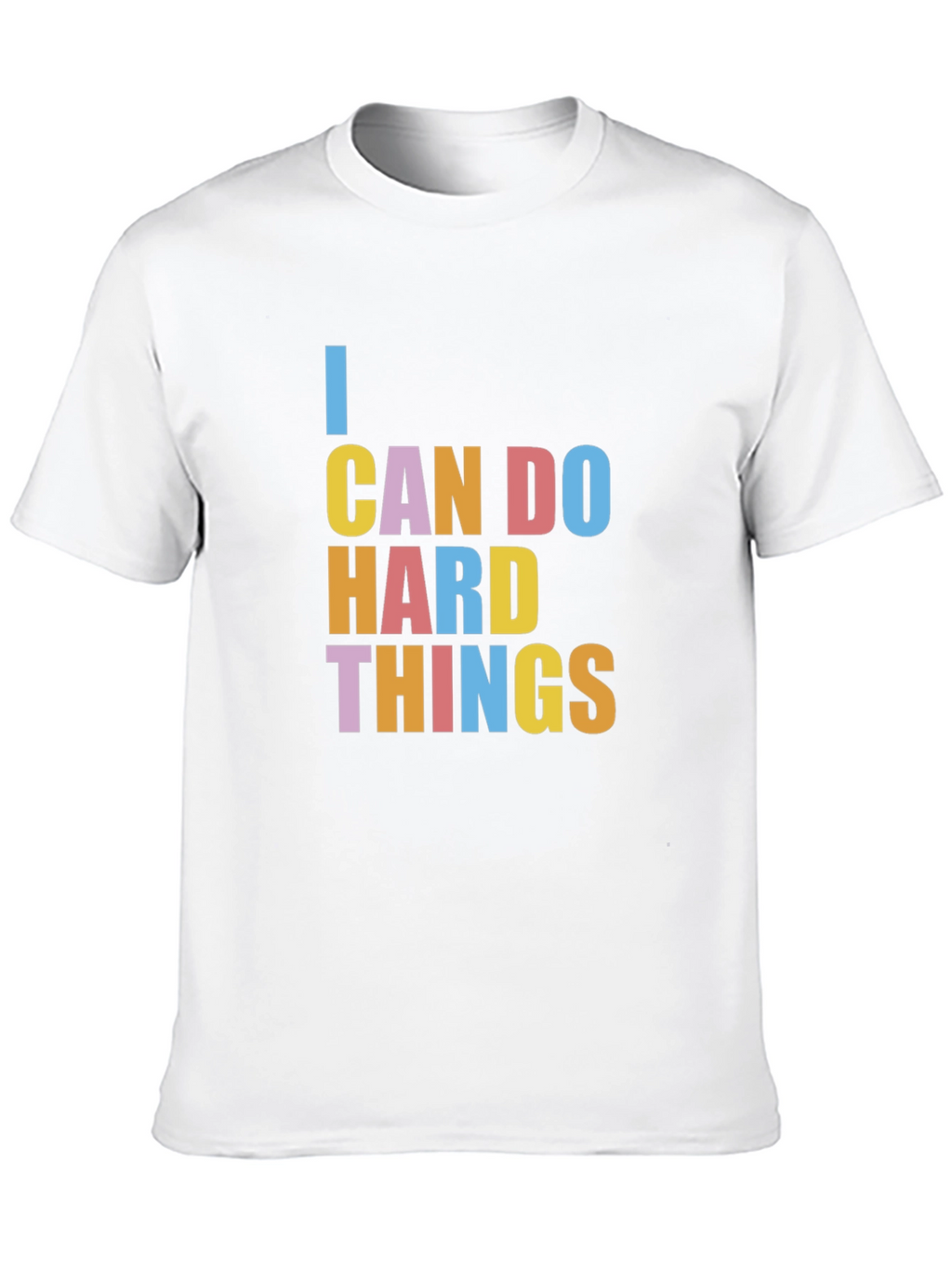 I Can Do Hard Things Graphic Tee - Black
