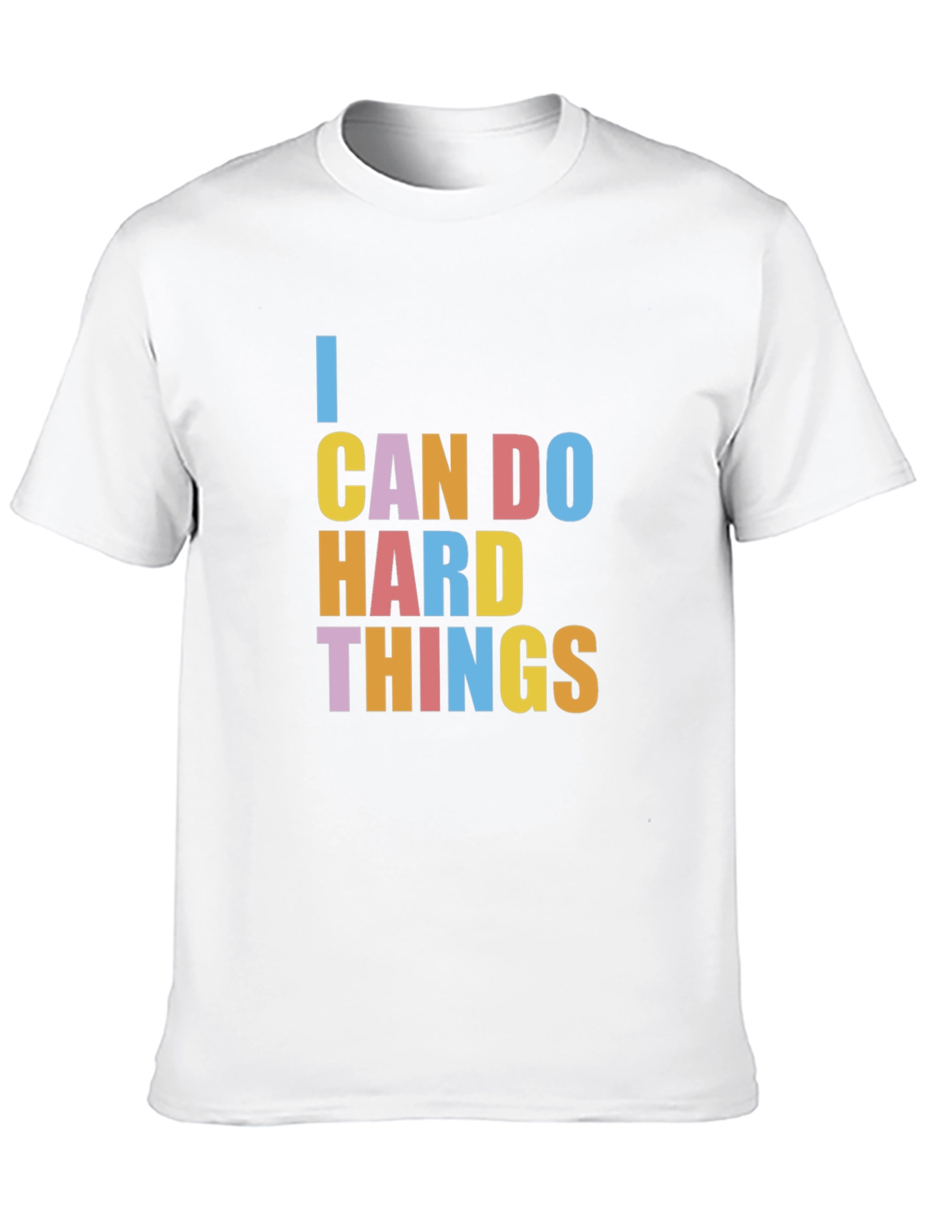 I Can Do Hard Things Graphic Tee - Black