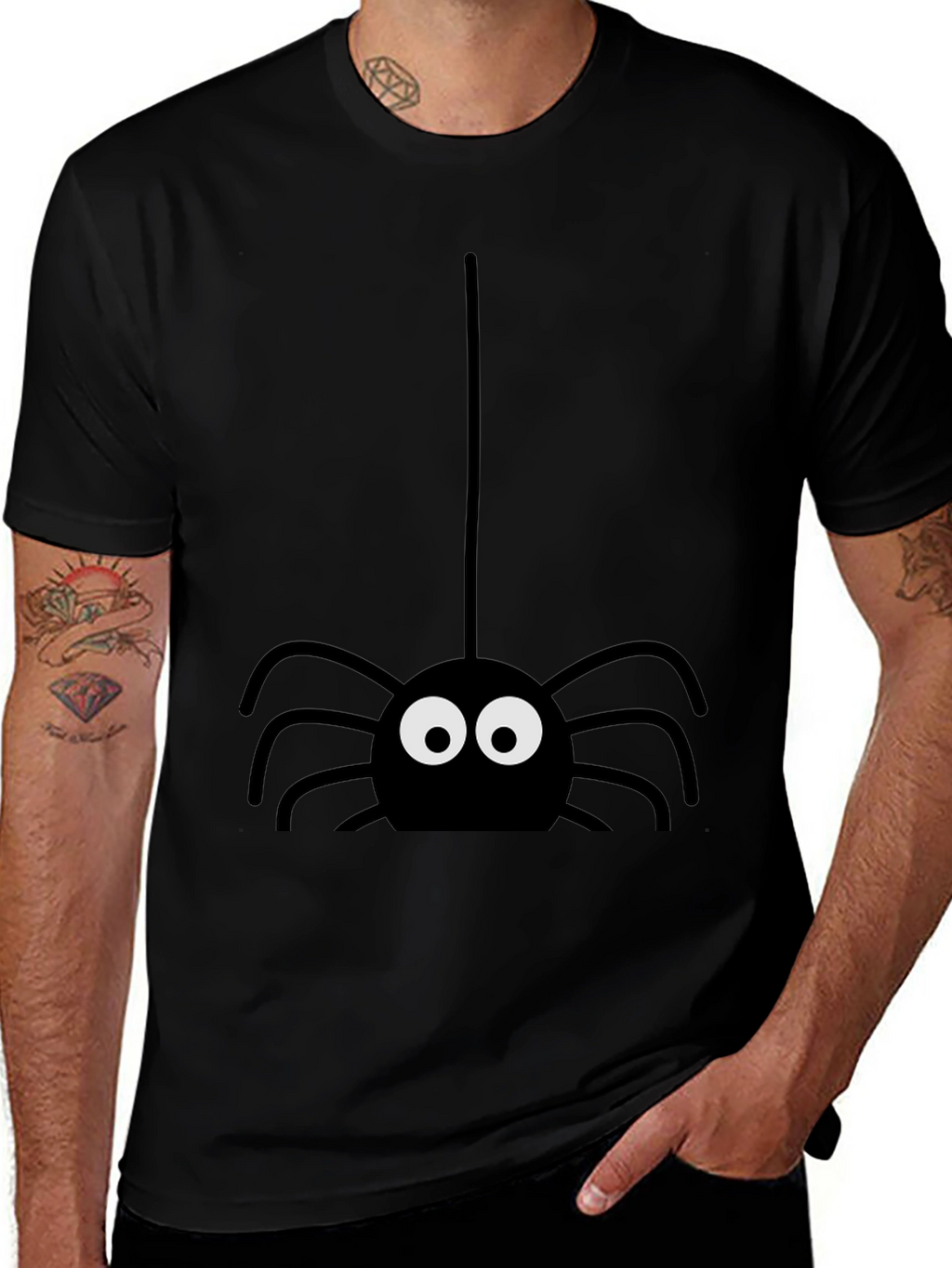 Halloween Spider Graphic Tee