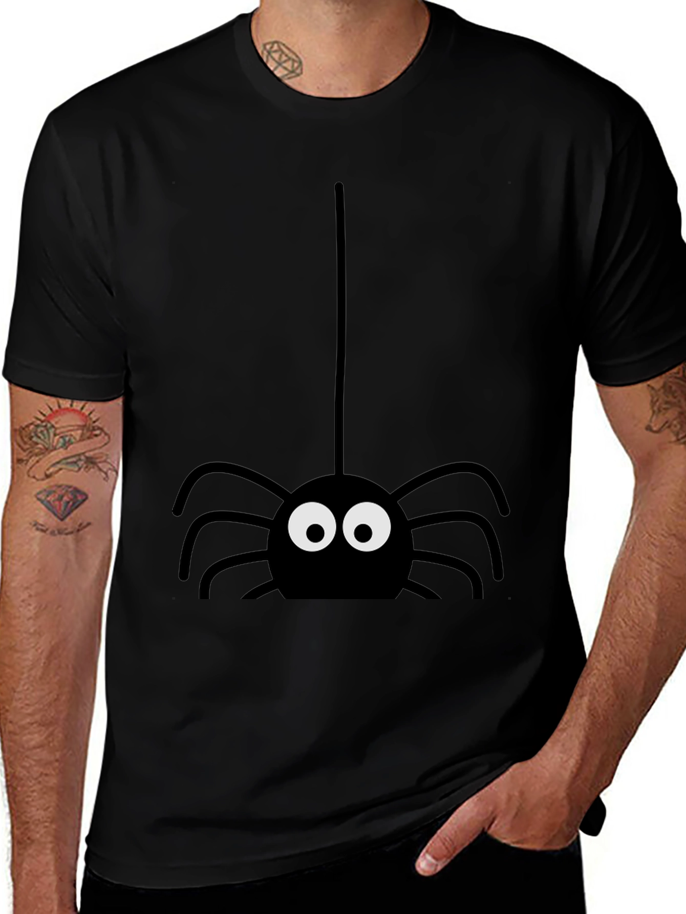 Halloween Spider Graphic Tee