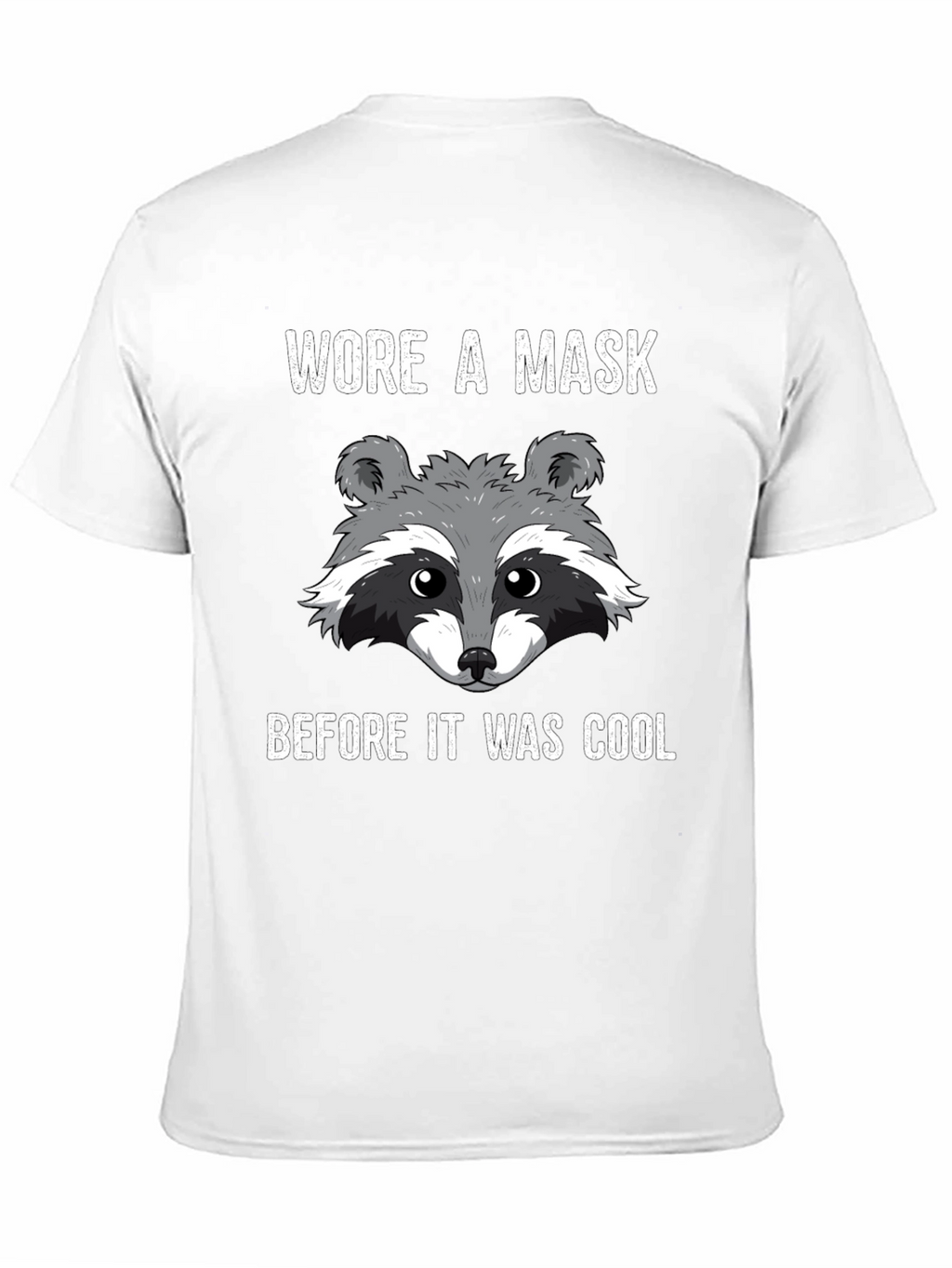 Masked Raccoon Graphic T-Shirt