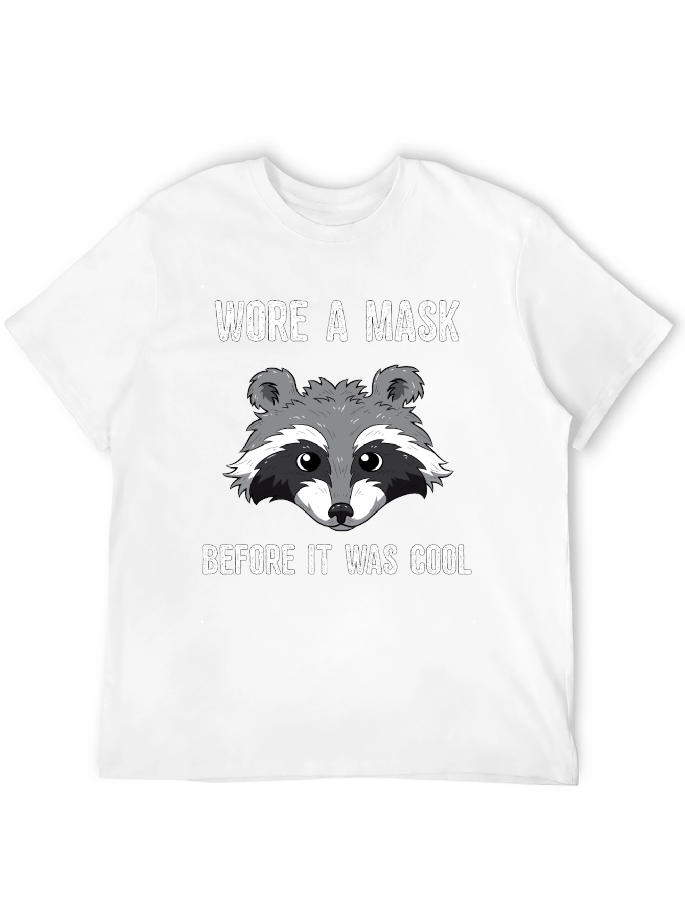 Masked Raccoon Graphic T-Shirt