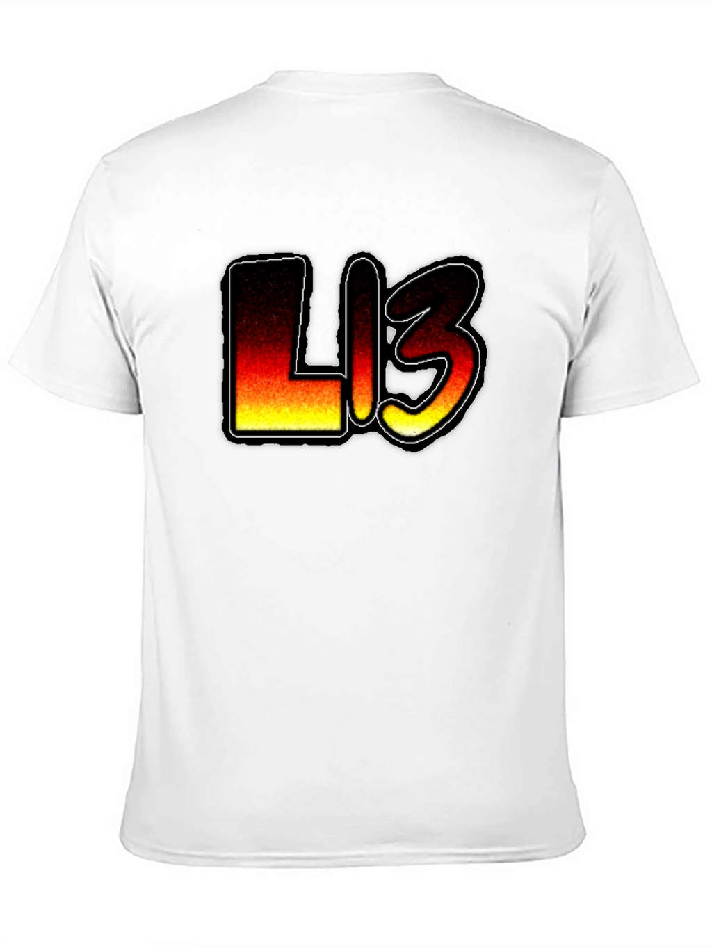 Fiery L13 Graphic Black T-Shirt