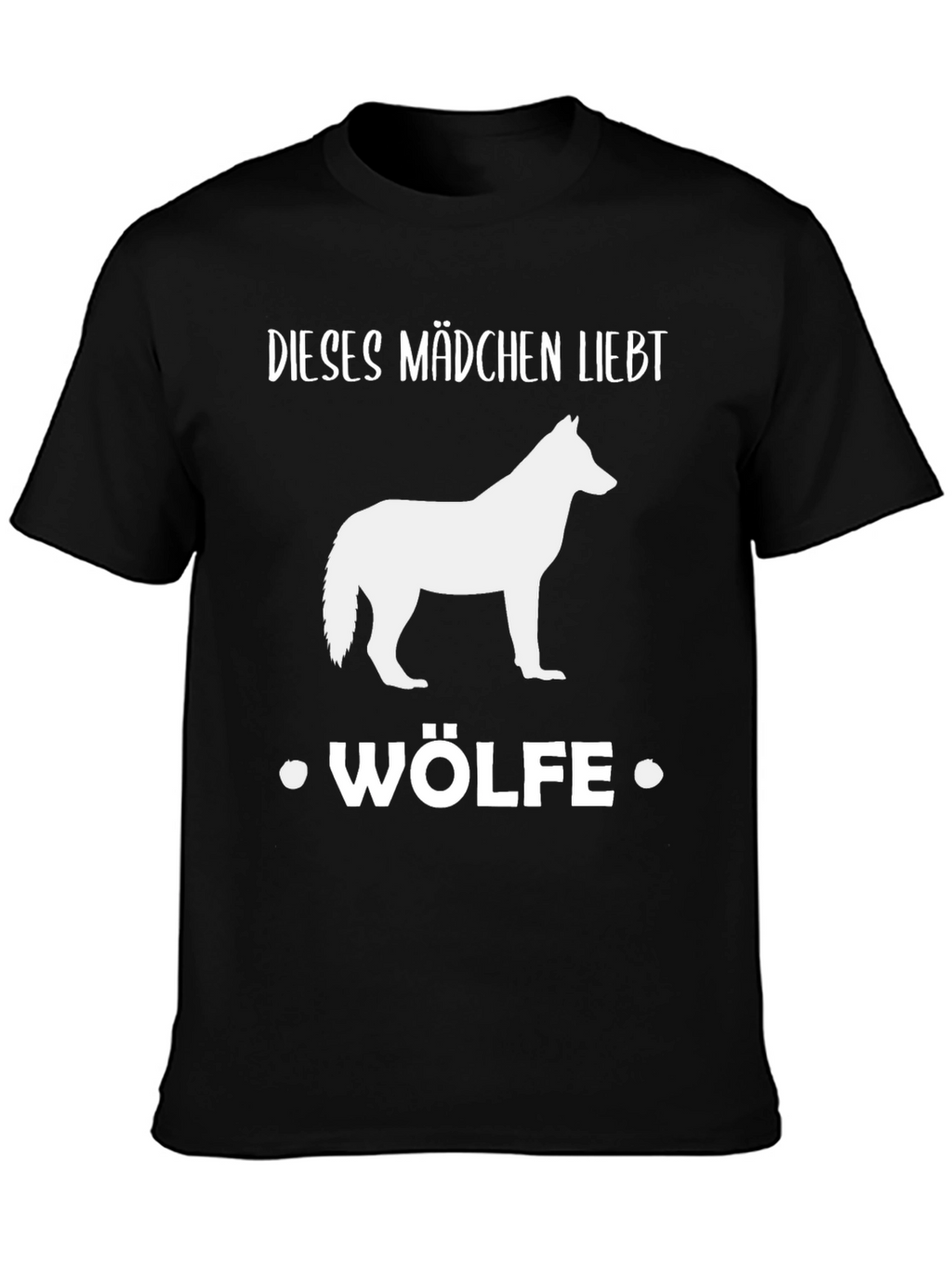 Wolf Lover Tee: Dieses Mädchen Liebt Wölfe Shirt