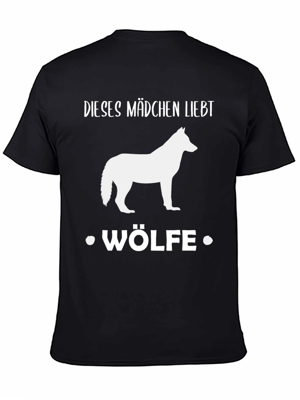 Wolf Lover Tee: Dieses Mädchen Liebt Wölfe Shirt