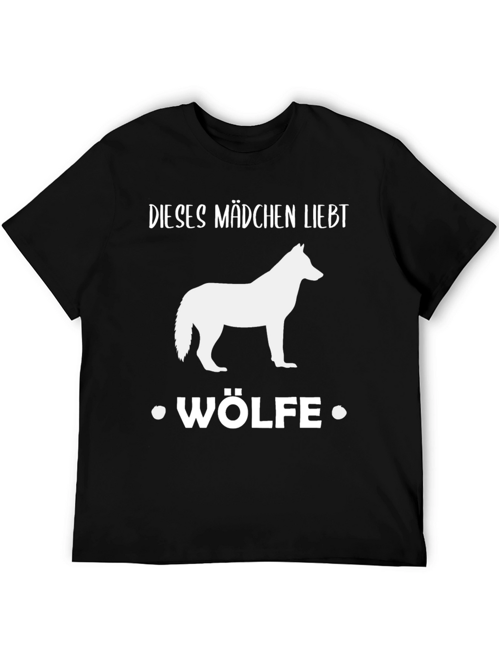 Wolf Lover Tee: Dieses Mädchen Liebt Wölfe Shirt