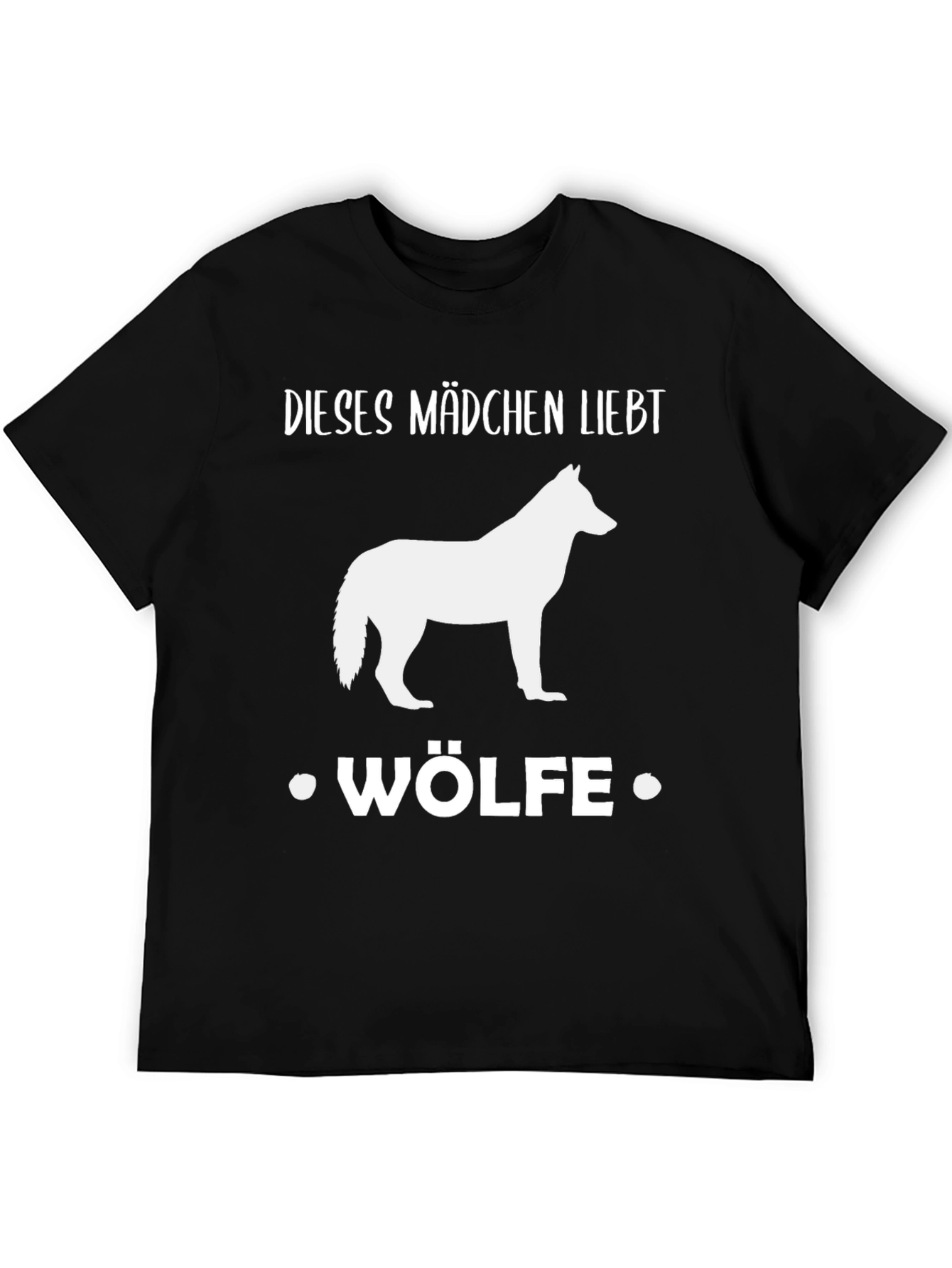 Wolf Lover Tee: Dieses Mädchen Liebt Wölfe Shirt