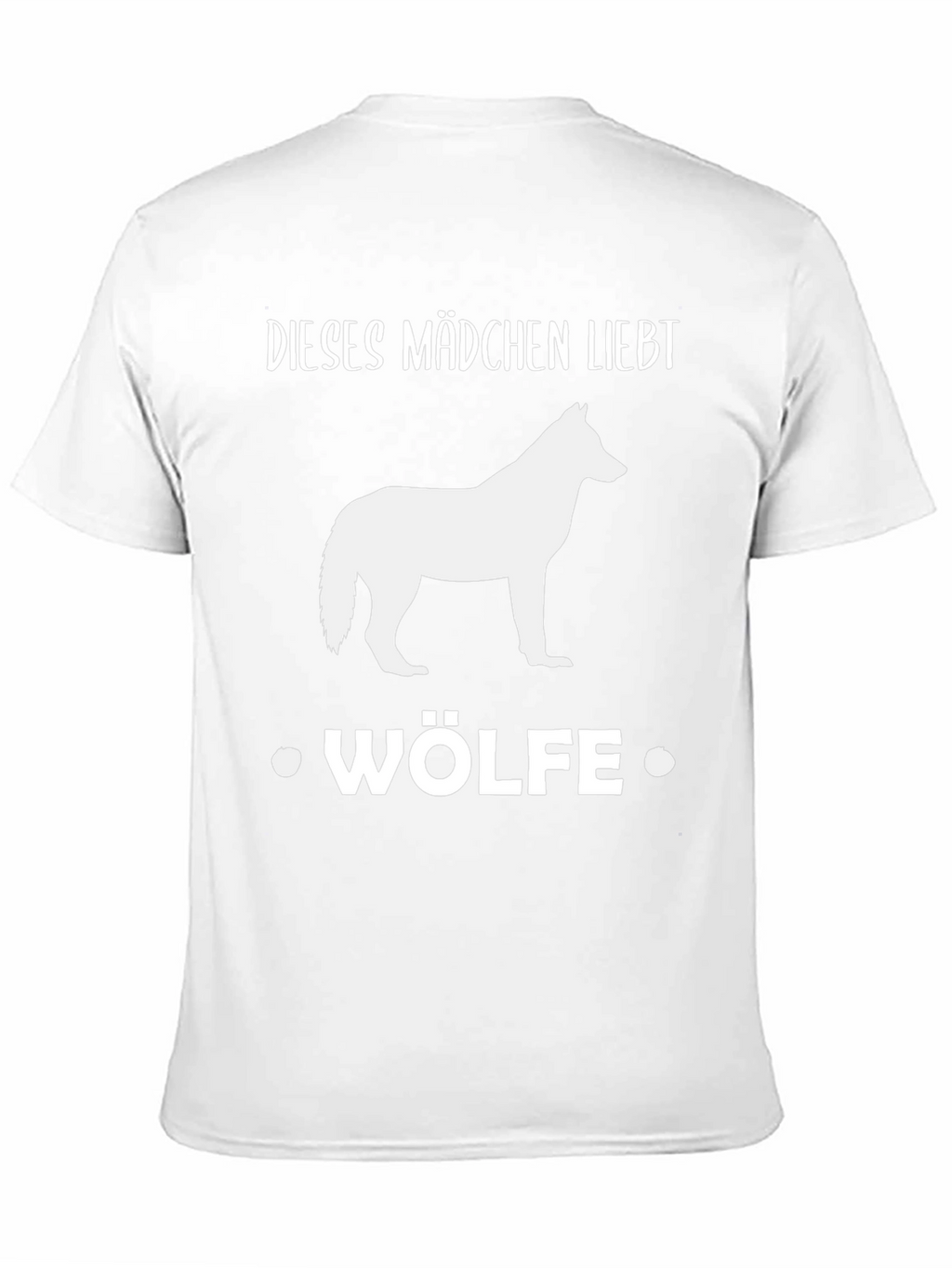 Wolf Lover Tee: Dieses Mädchen Liebt Wölfe Shirt