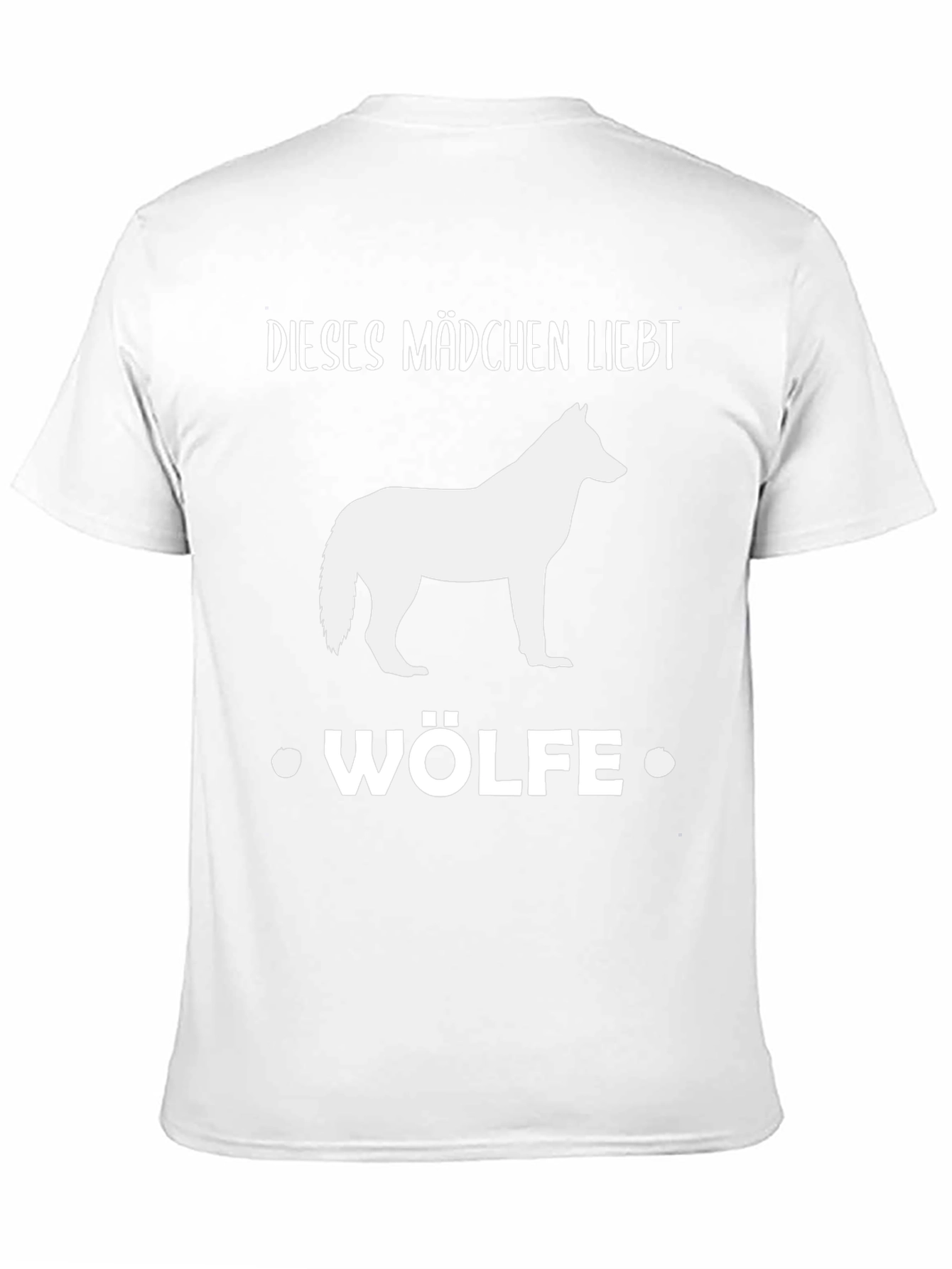 Wolf Lover Tee: Dieses Mädchen Liebt Wölfe Shirt