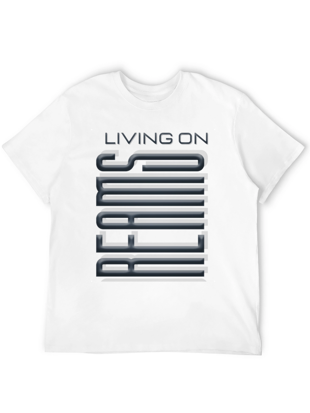 Living On Beams T-Shirt - Cool Graphic Tee