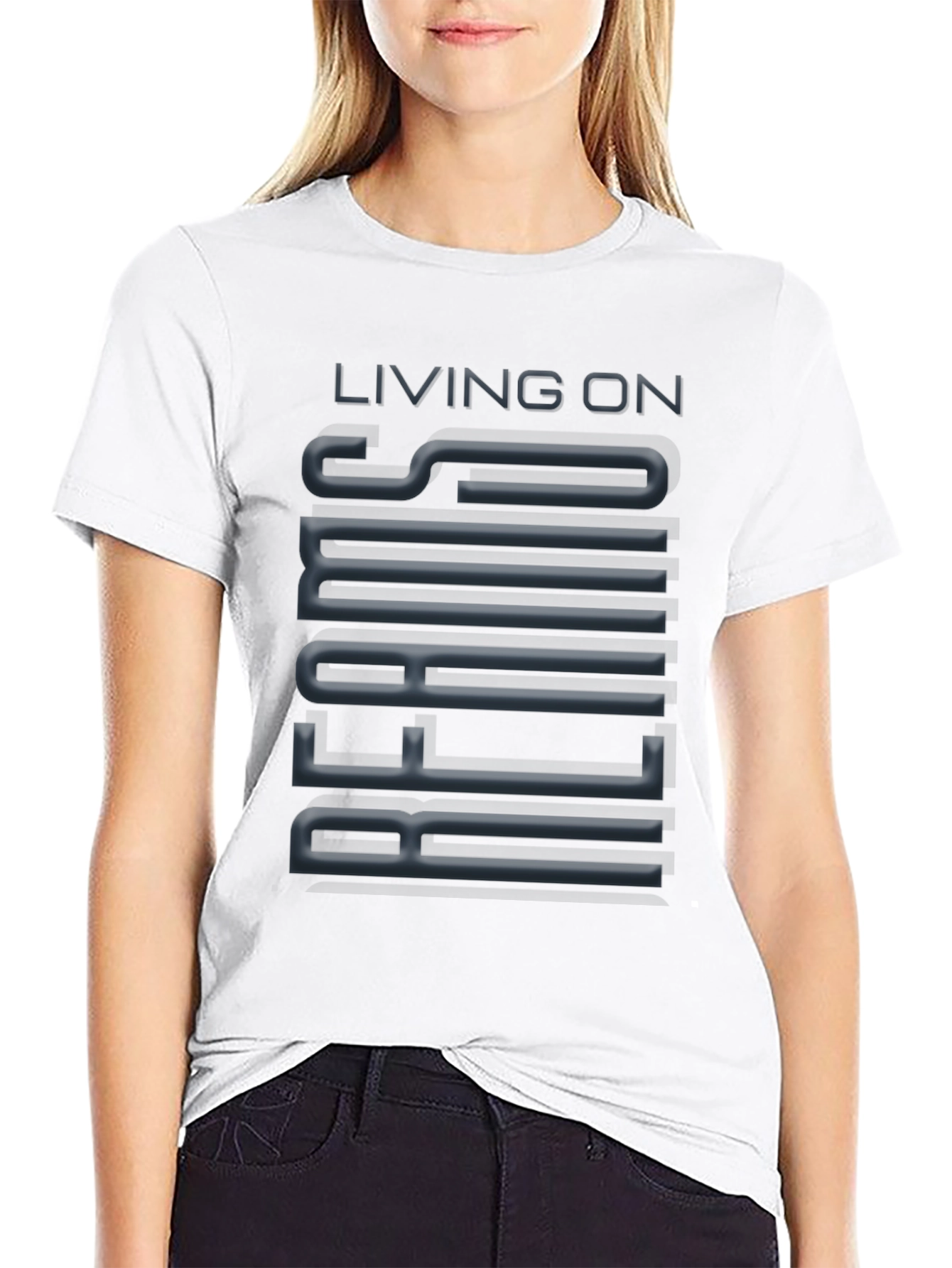Living On Beams T-Shirt - Cool Graphic Tee