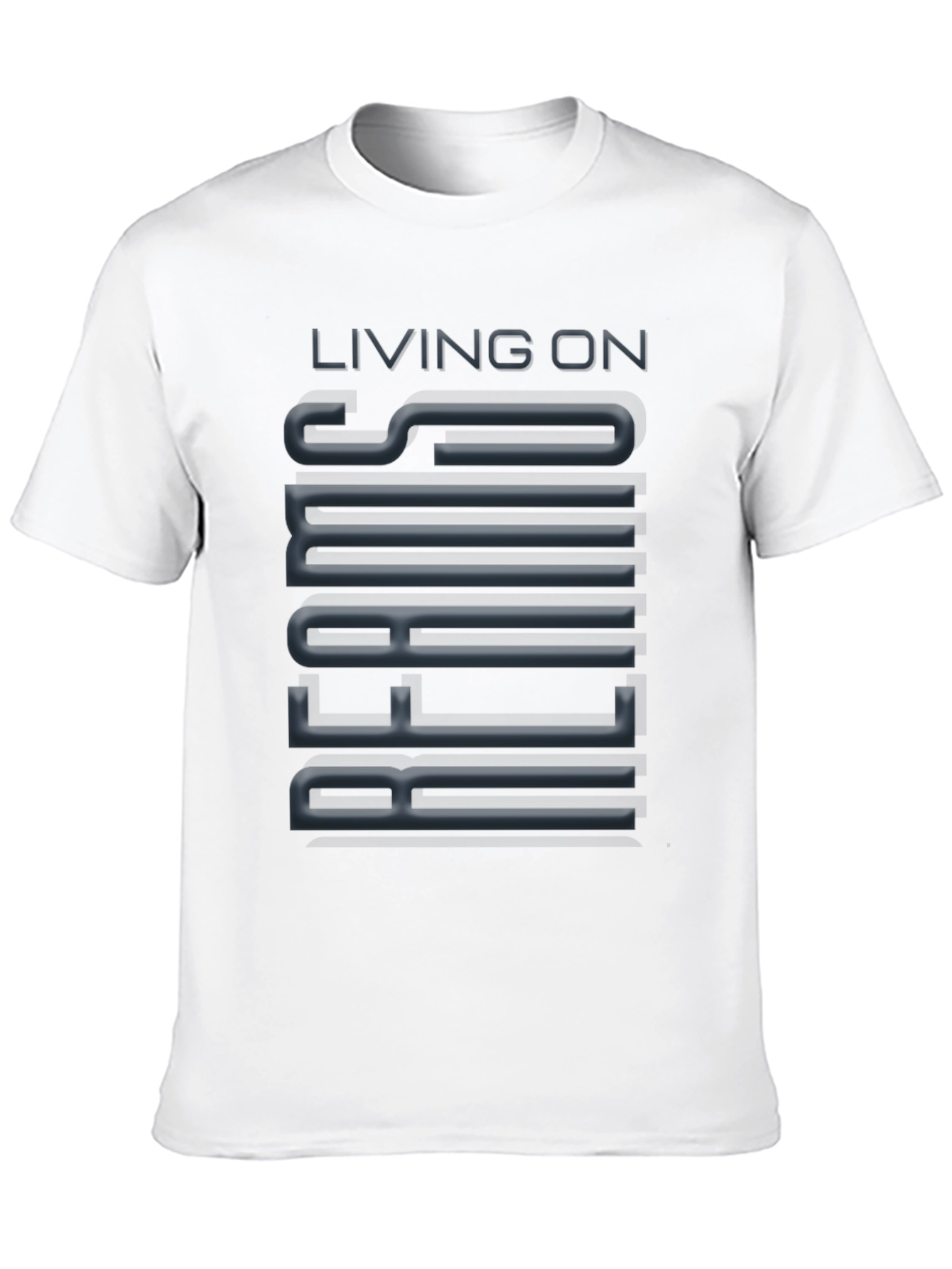 Living On Beams T-Shirt - Cool Graphic Tee