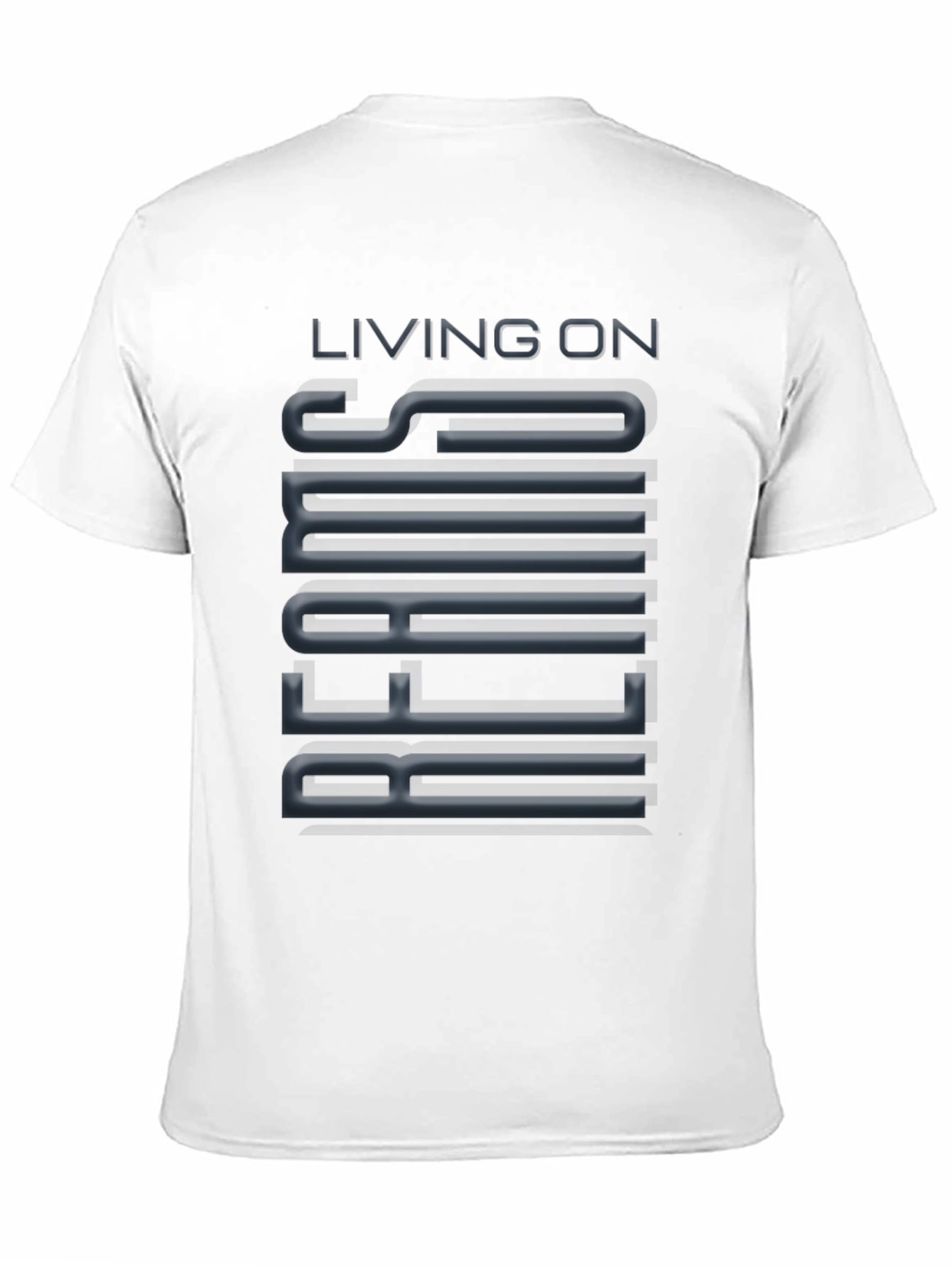 Living On Beams T-Shirt - Cool Graphic Tee