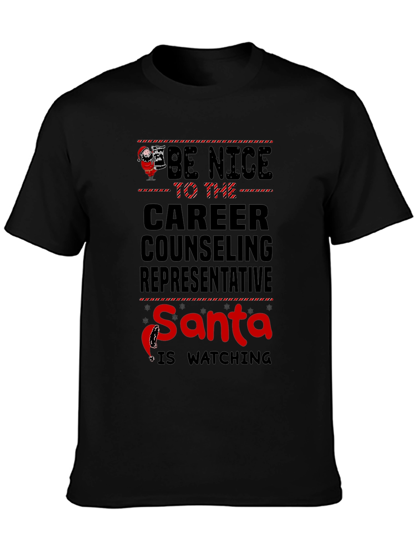 Be Nice to The Career Counseling Representative Christmas T-Shirt