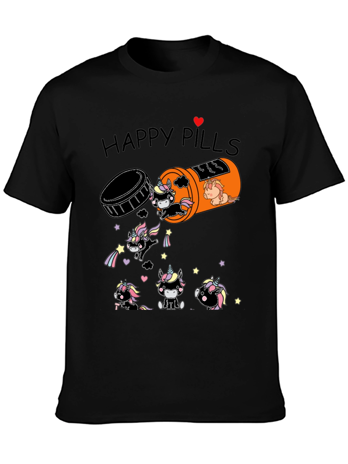 Unicorn Happy Pills Graphic Tee