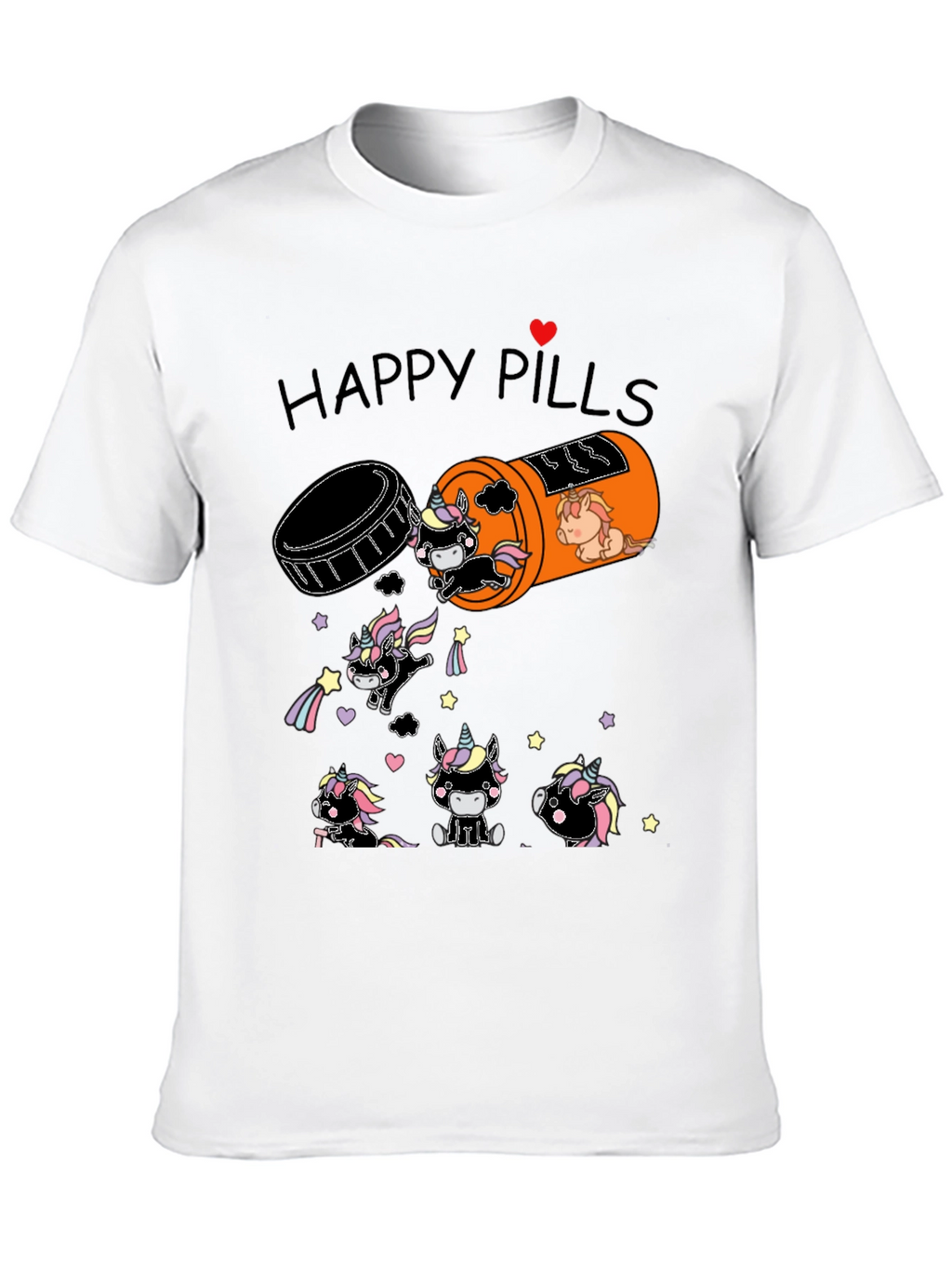 Unicorn Happy Pills Graphic Tee