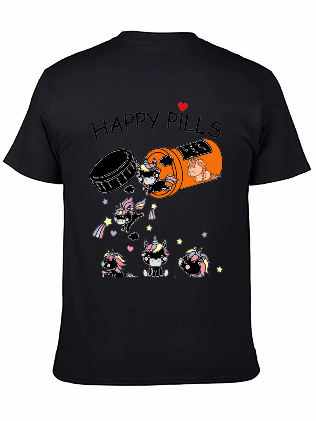 Unicorn Happy Pills Graphic Tee