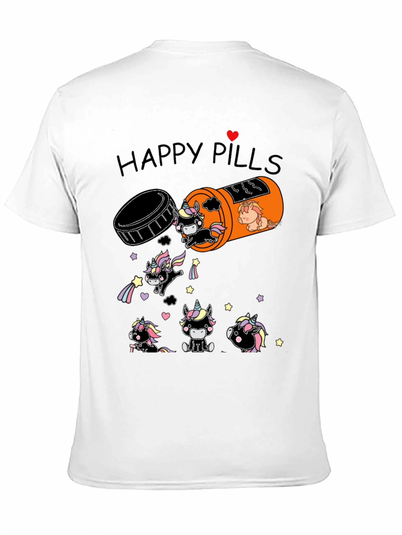 Unicorn Happy Pills Graphic Tee