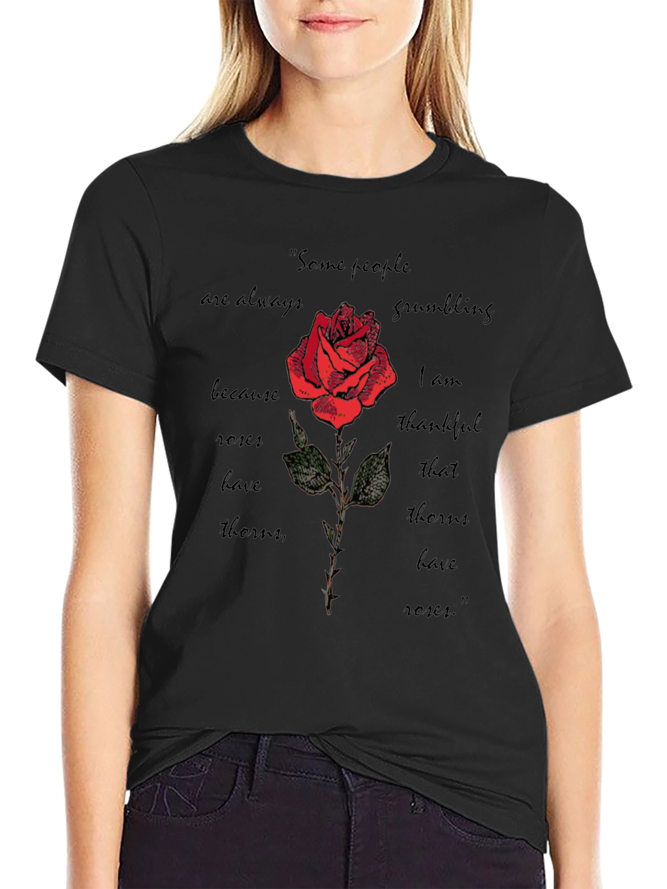 Roses and Thorns Graphic T-Shirt