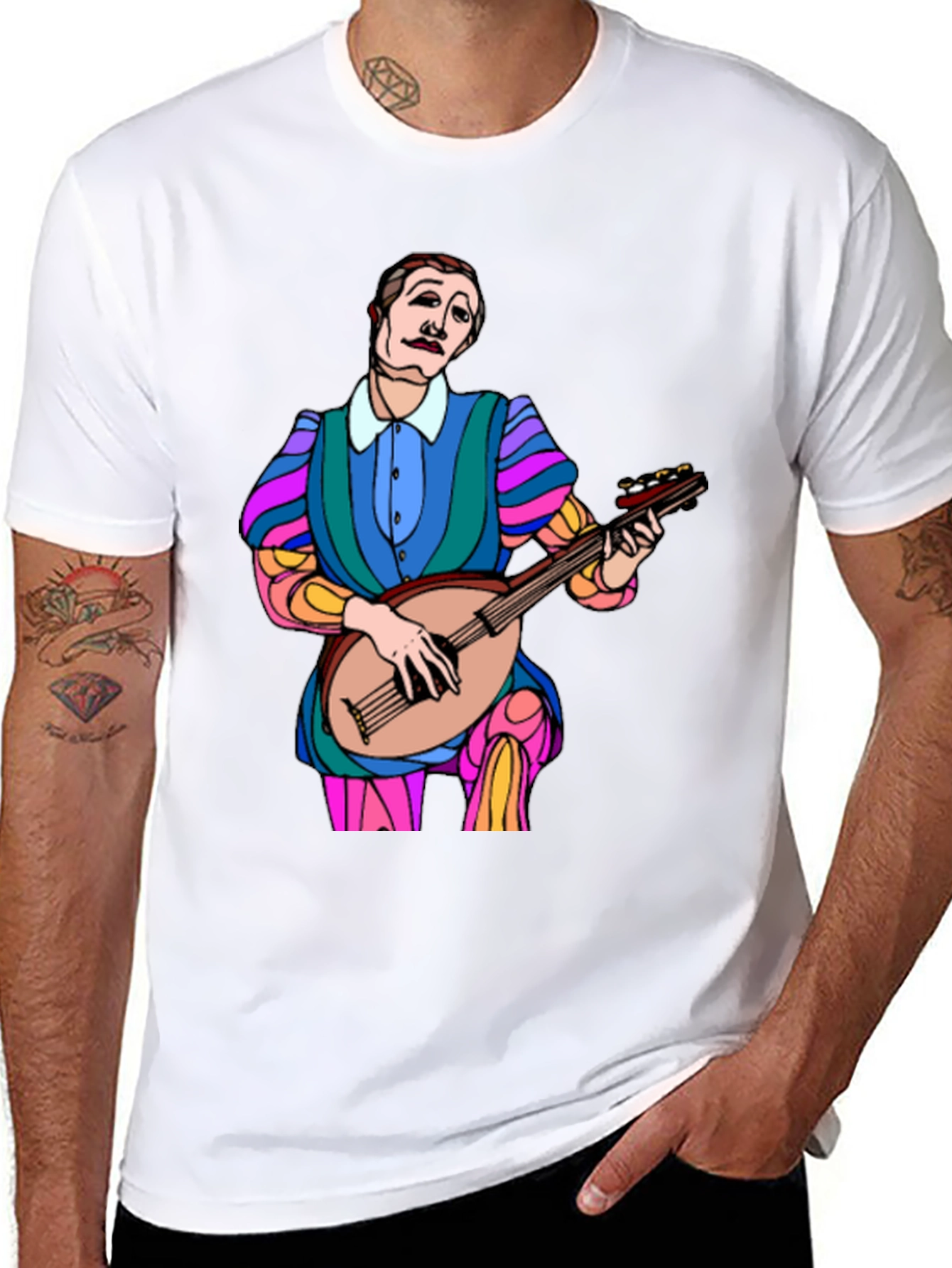 Renaissance Musician Graphic Tee